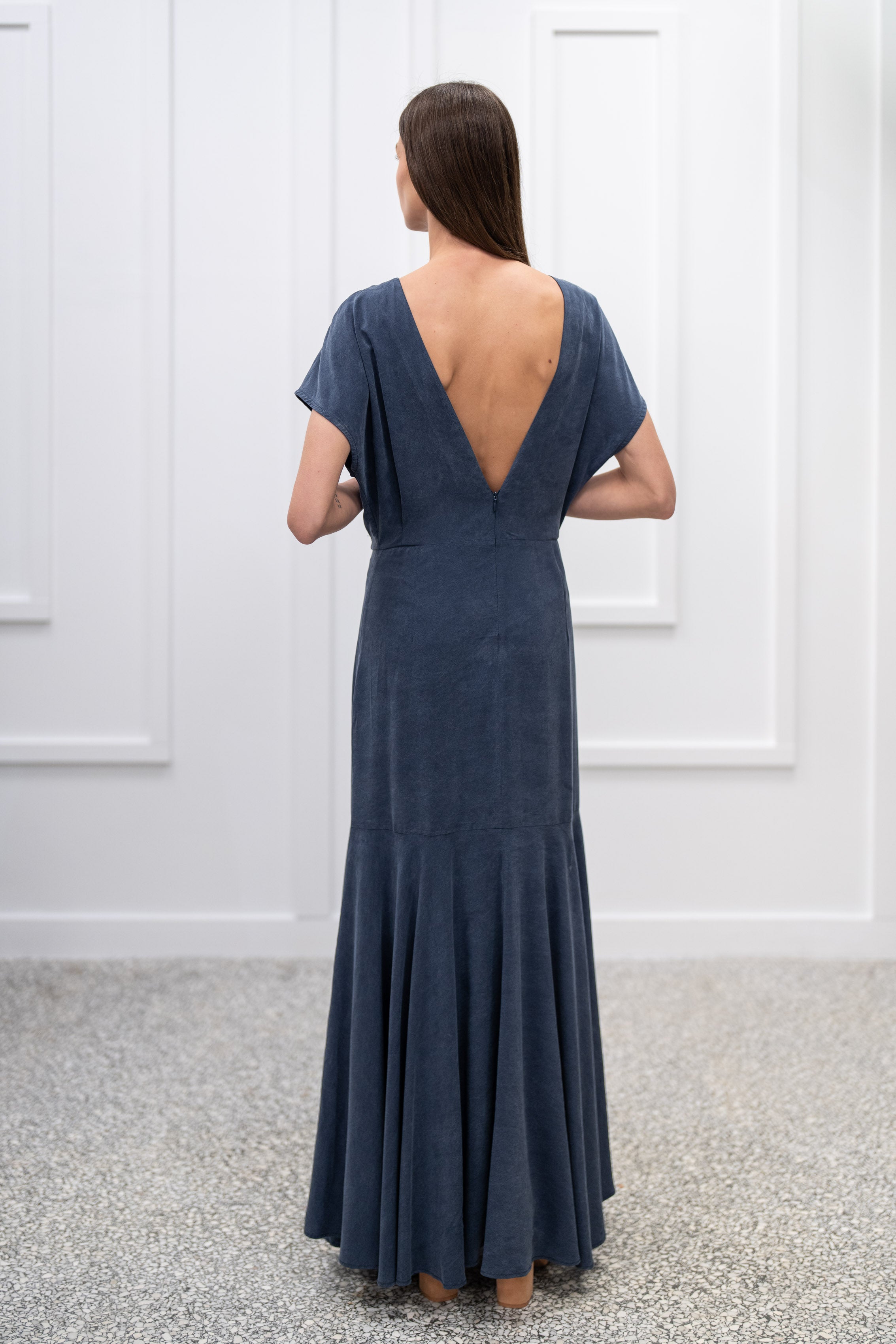 Oleander Dress - Navy Blue