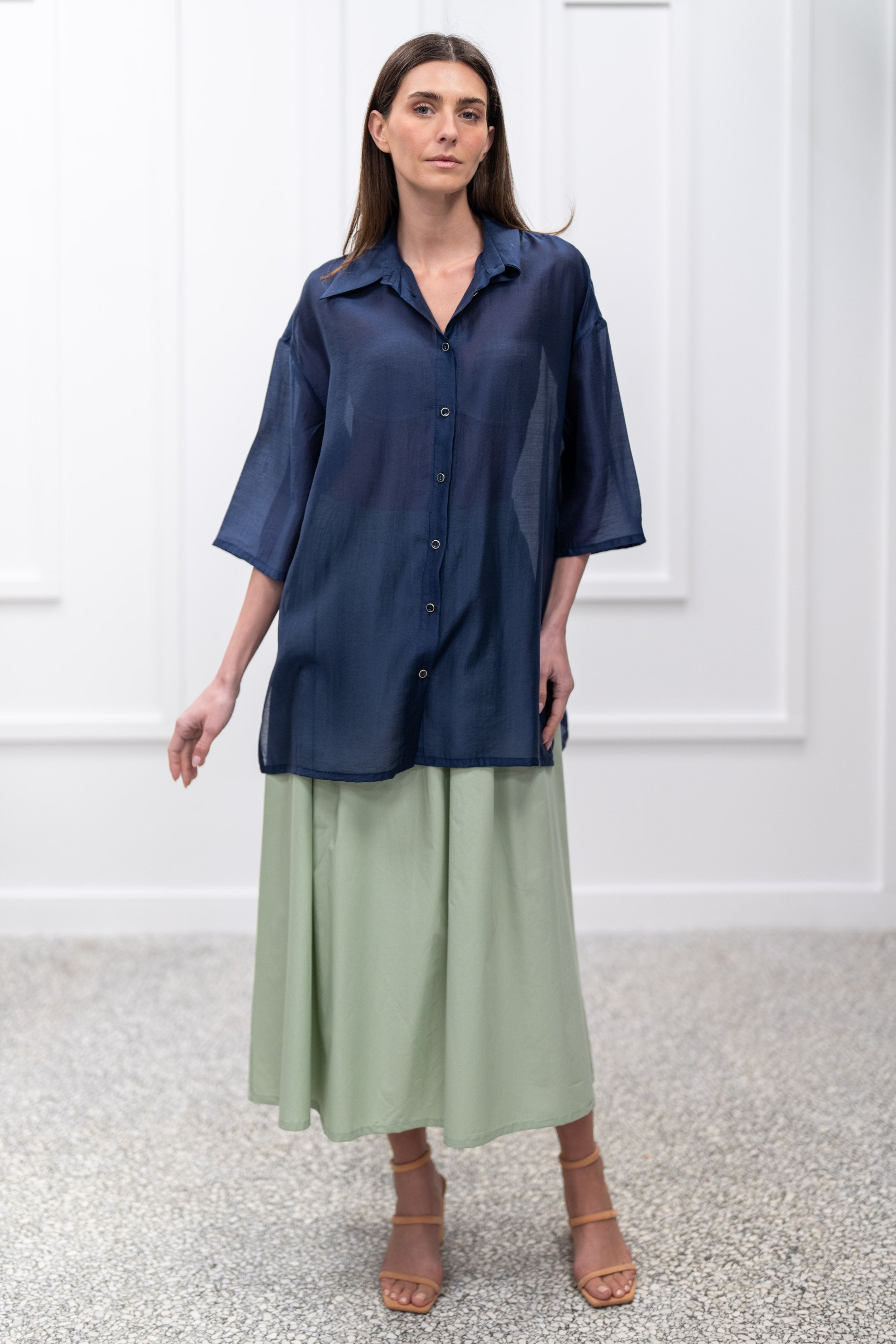 Sedum Shirt - Blue