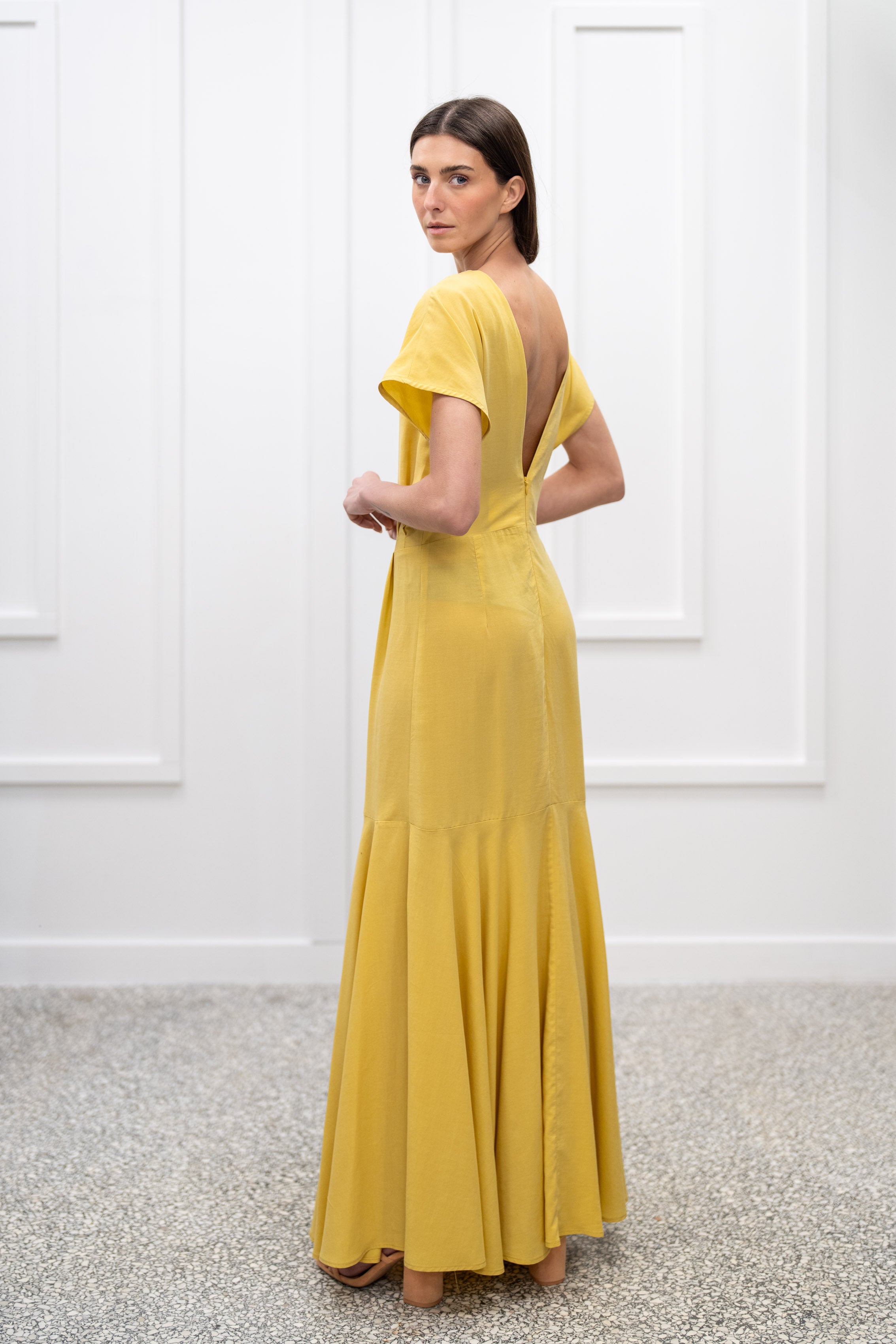 Oleander Dress - Yellow