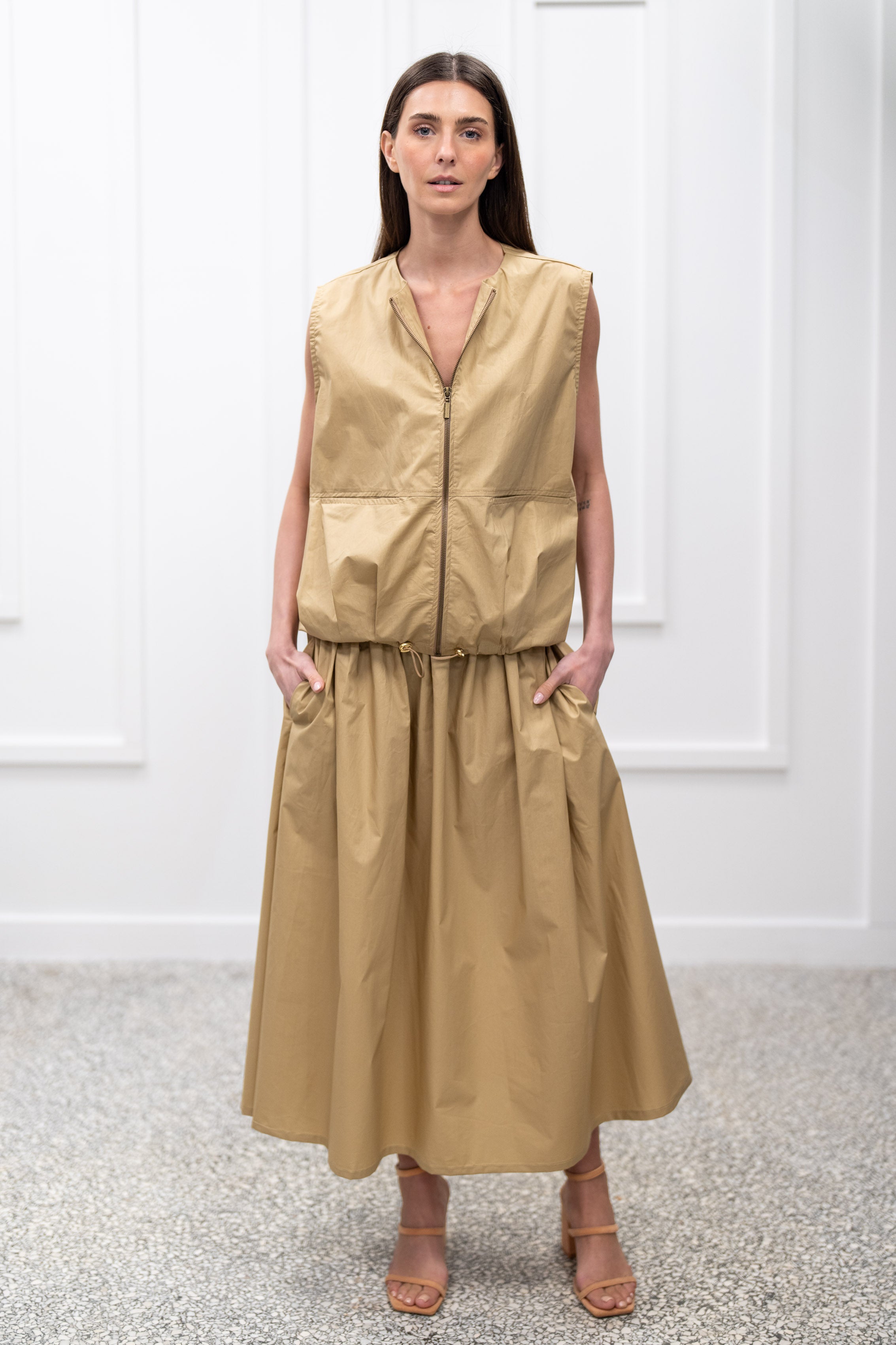 Aster Skirt - Beige