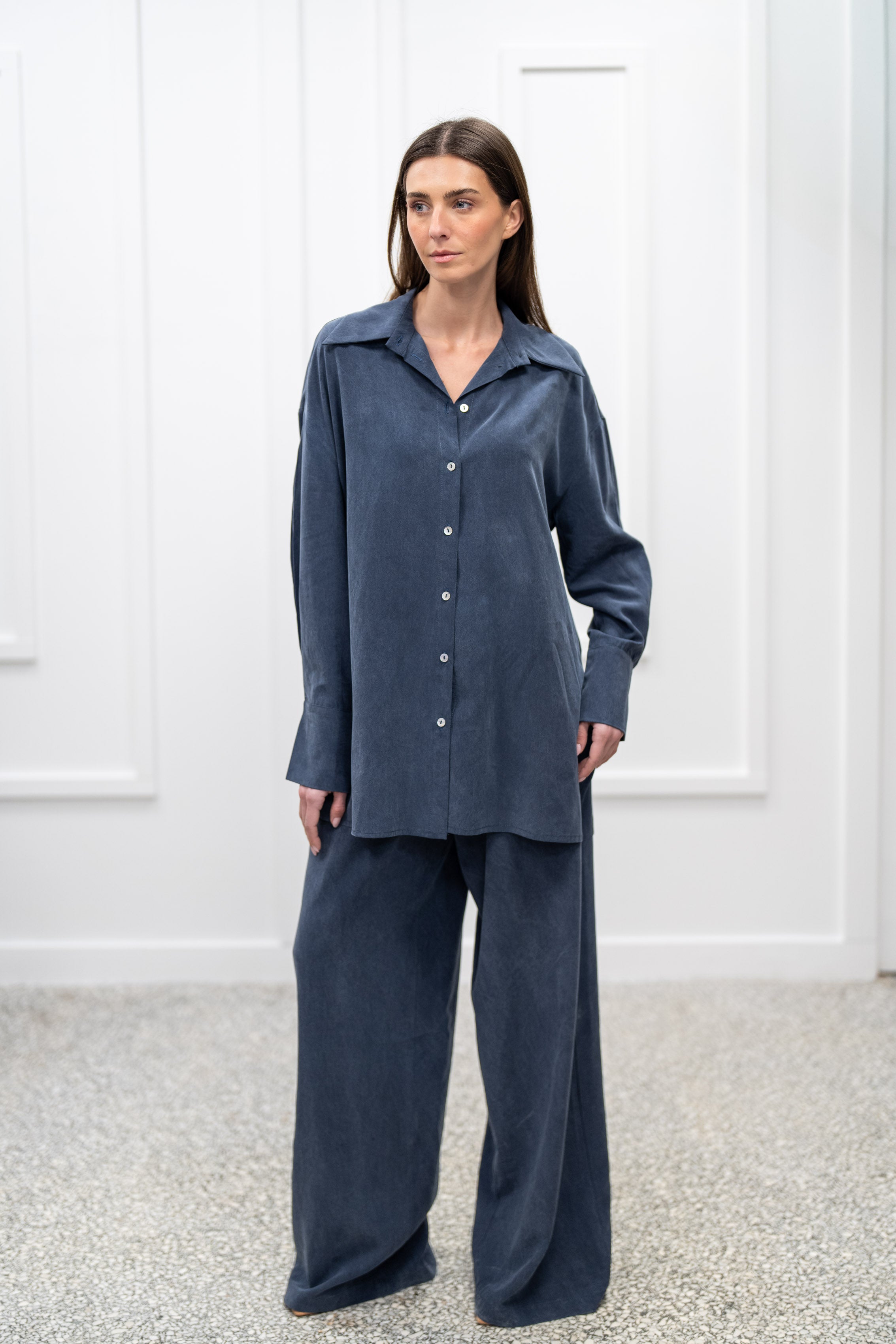 Neroli Pants - Navy Blue