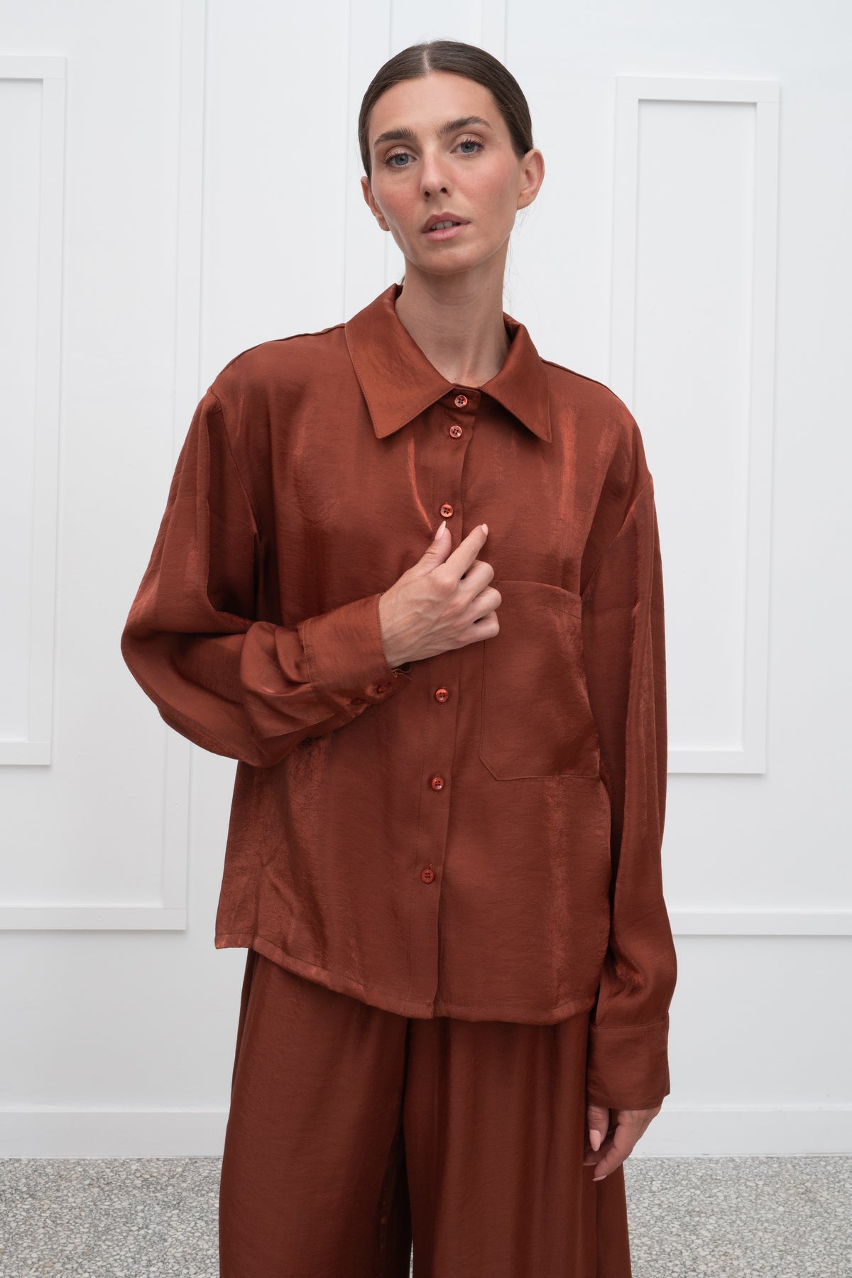Romy Shirt - Brown
