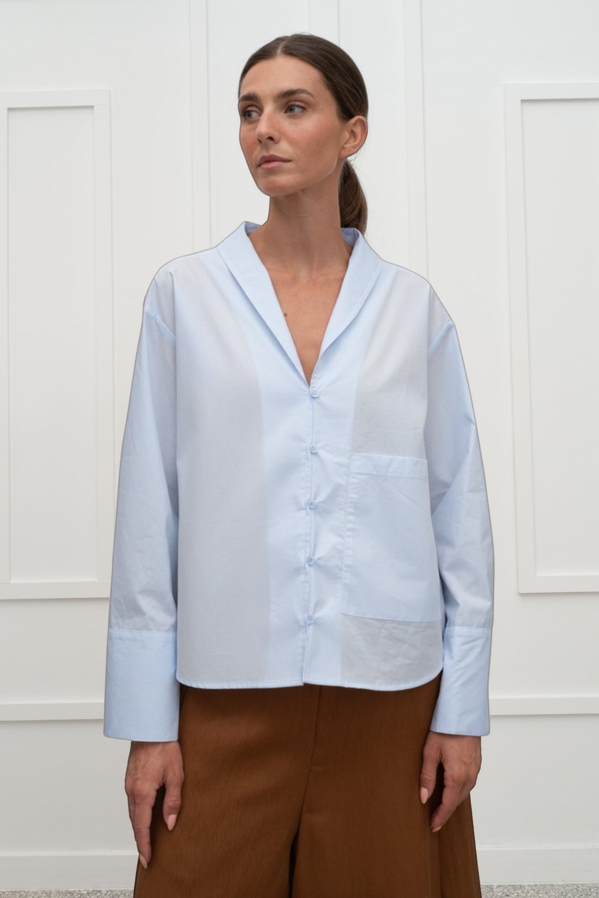 Marie Shirt - Baby Blue
