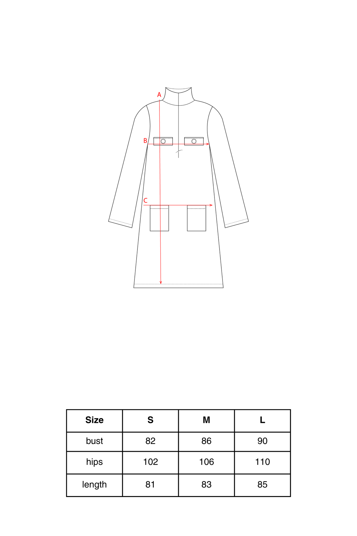 Mae Dress - Red