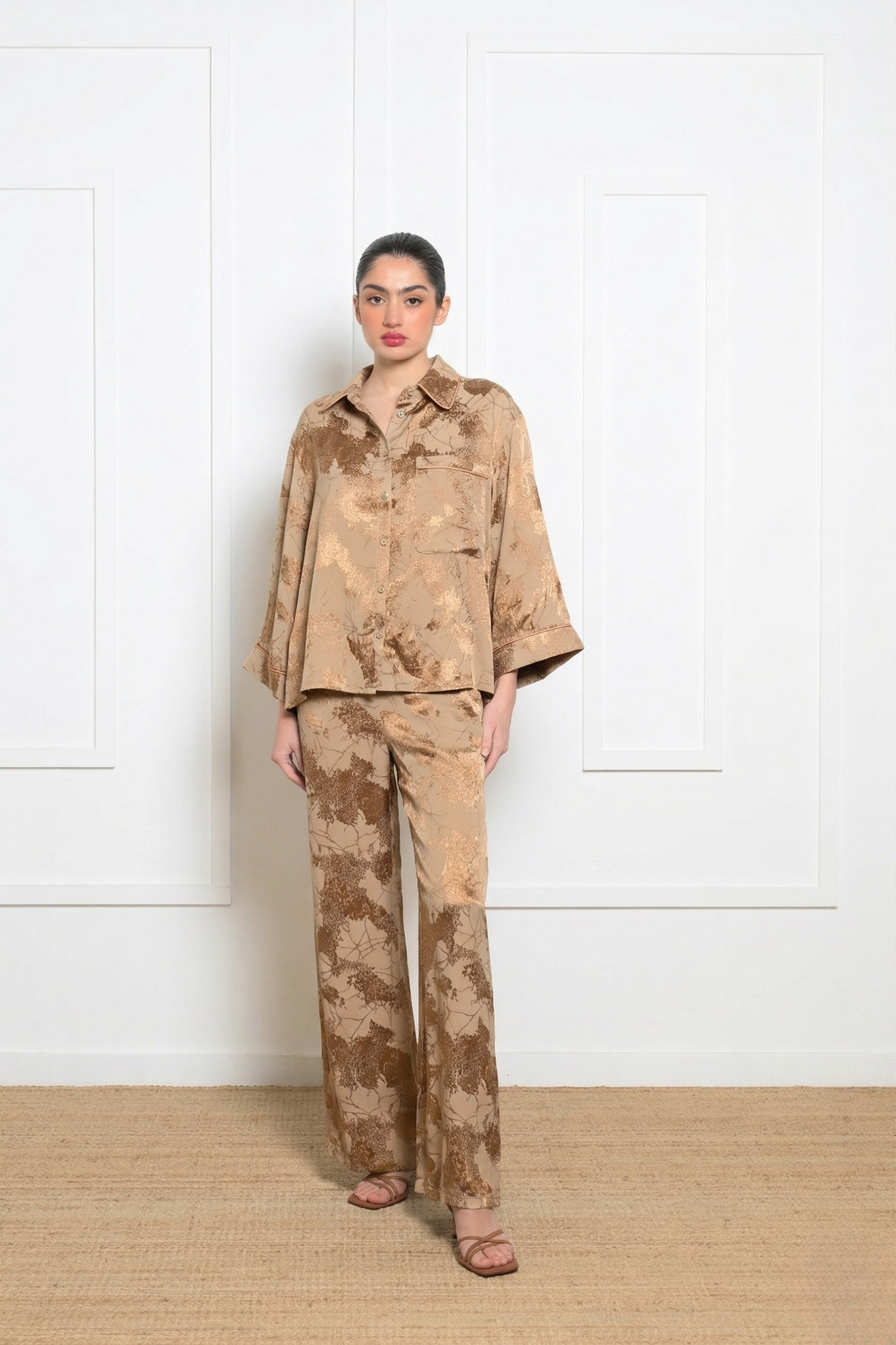 Clematis Shirt - Beige