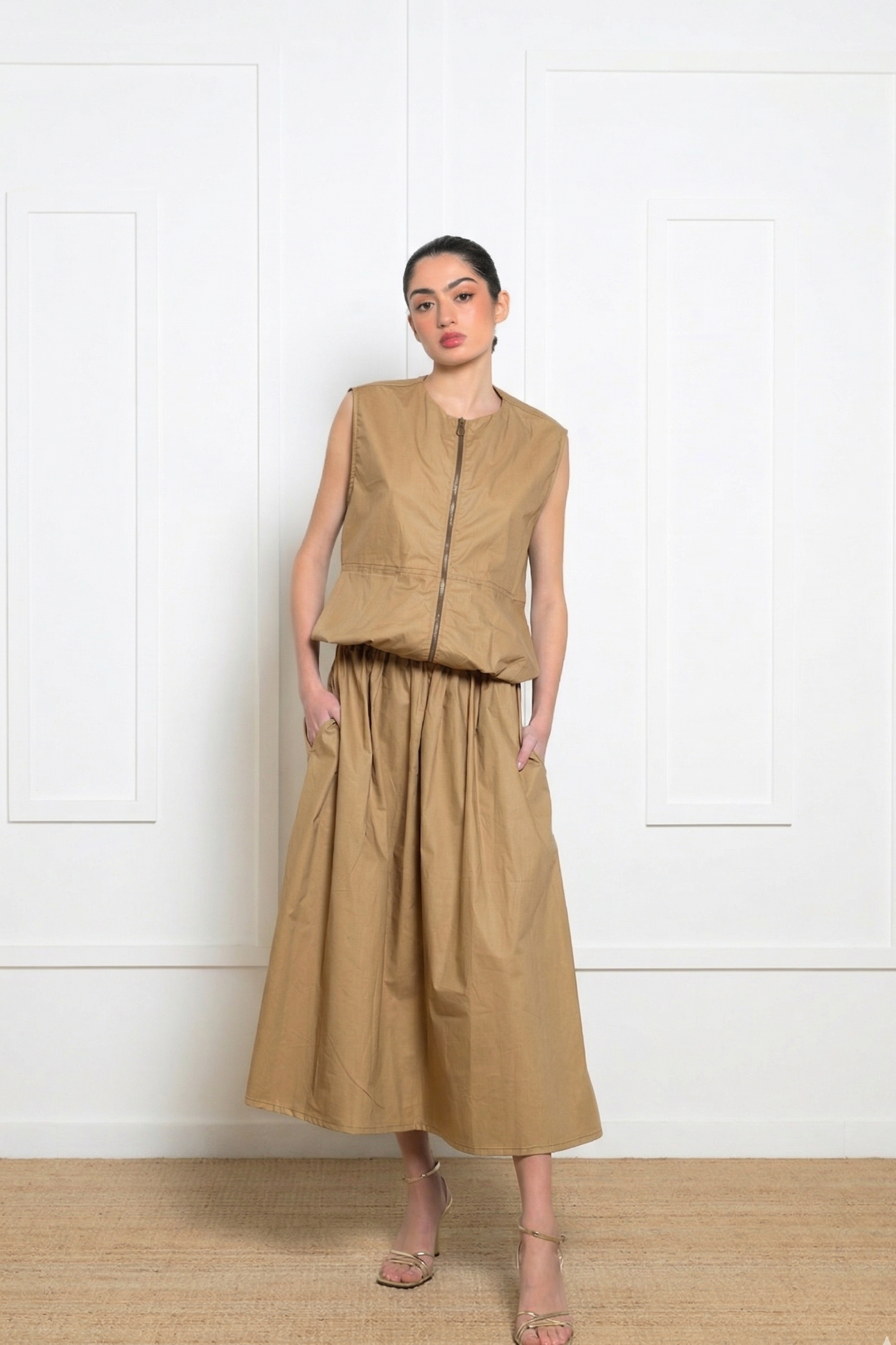 Aster Skirt - Beige