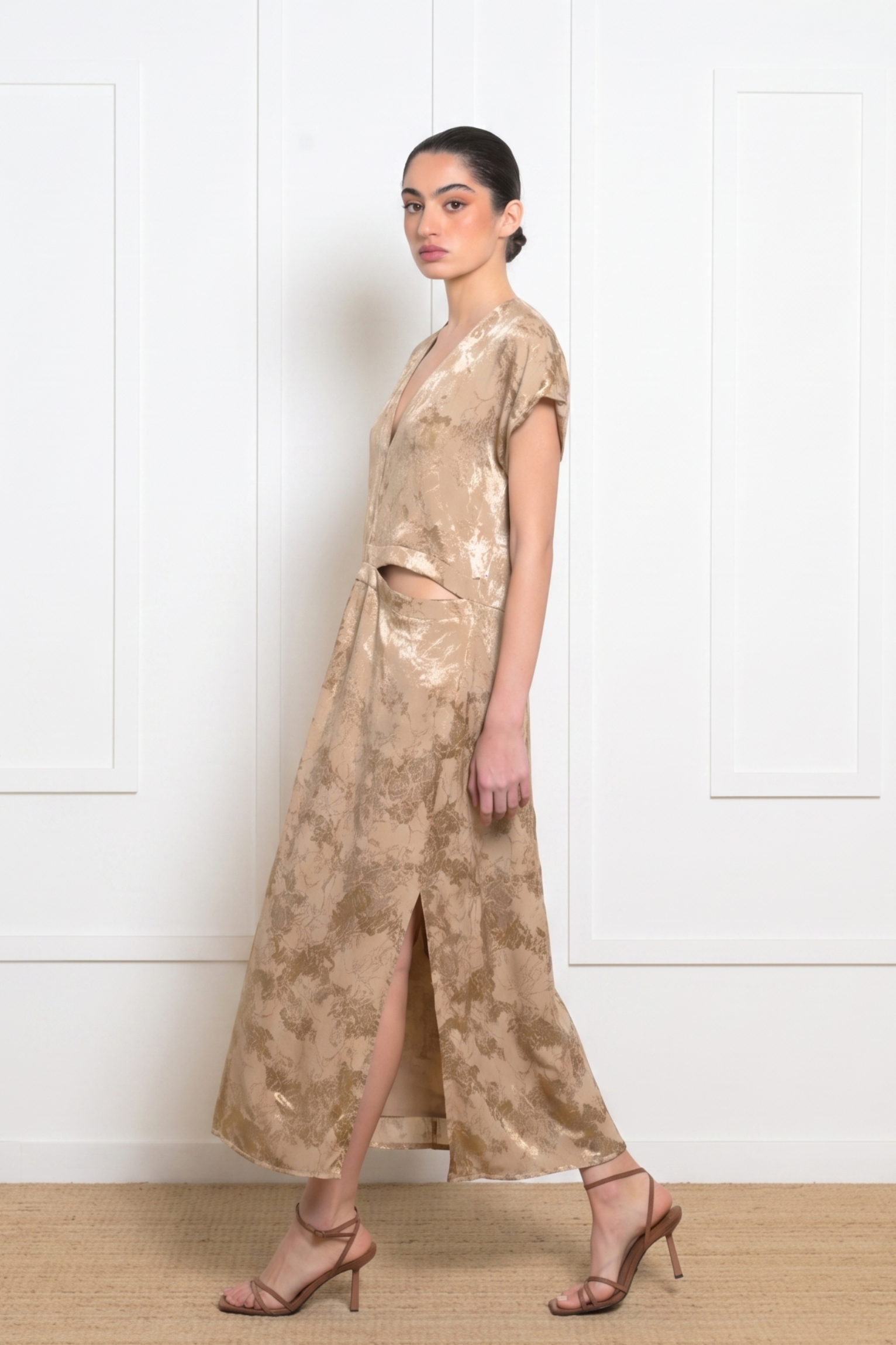 Pansy Dress - Beige