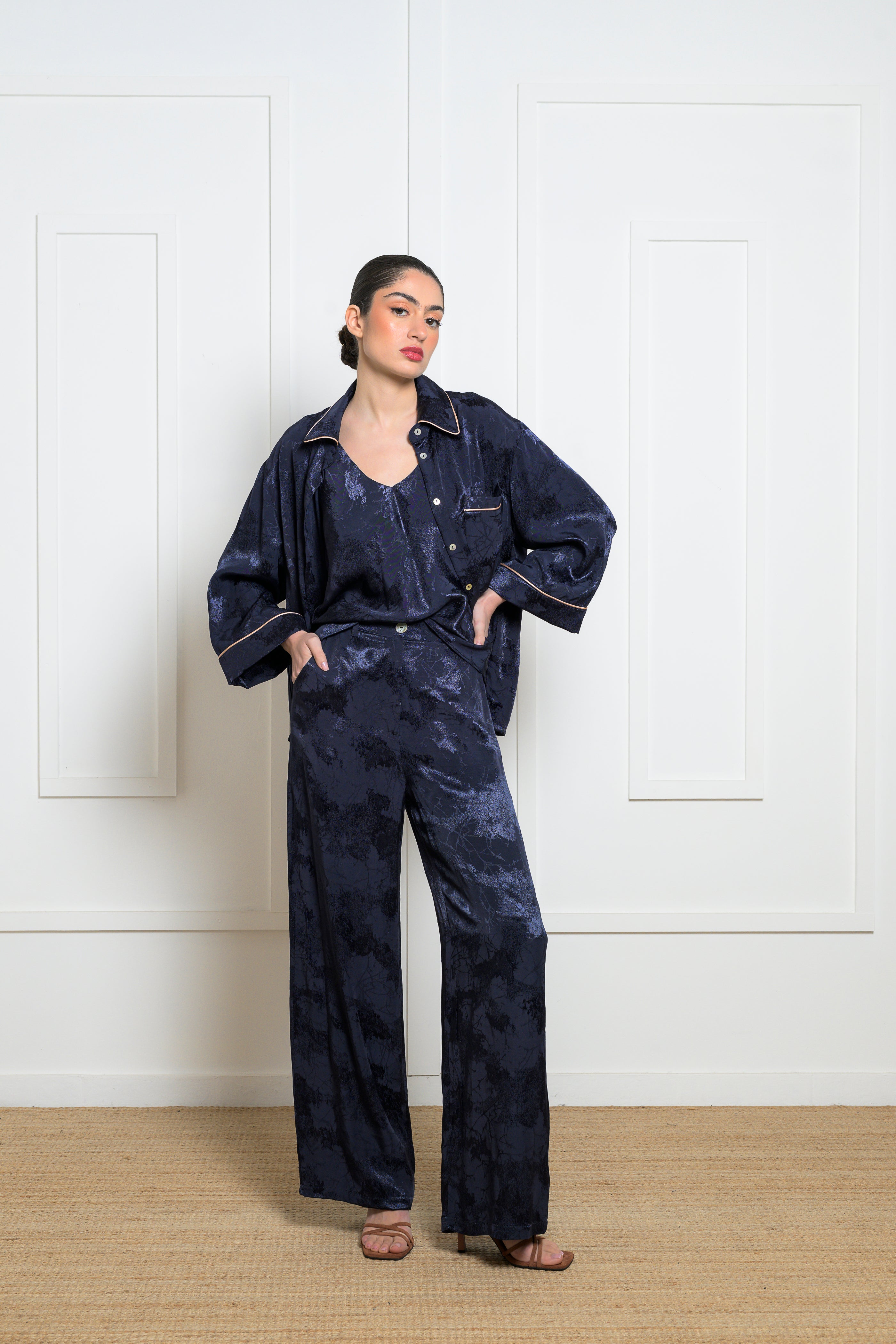 Anthemis Pants - Navy Blue