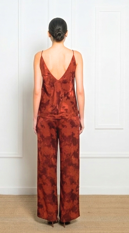 Cosmos Top - Burnt Orange