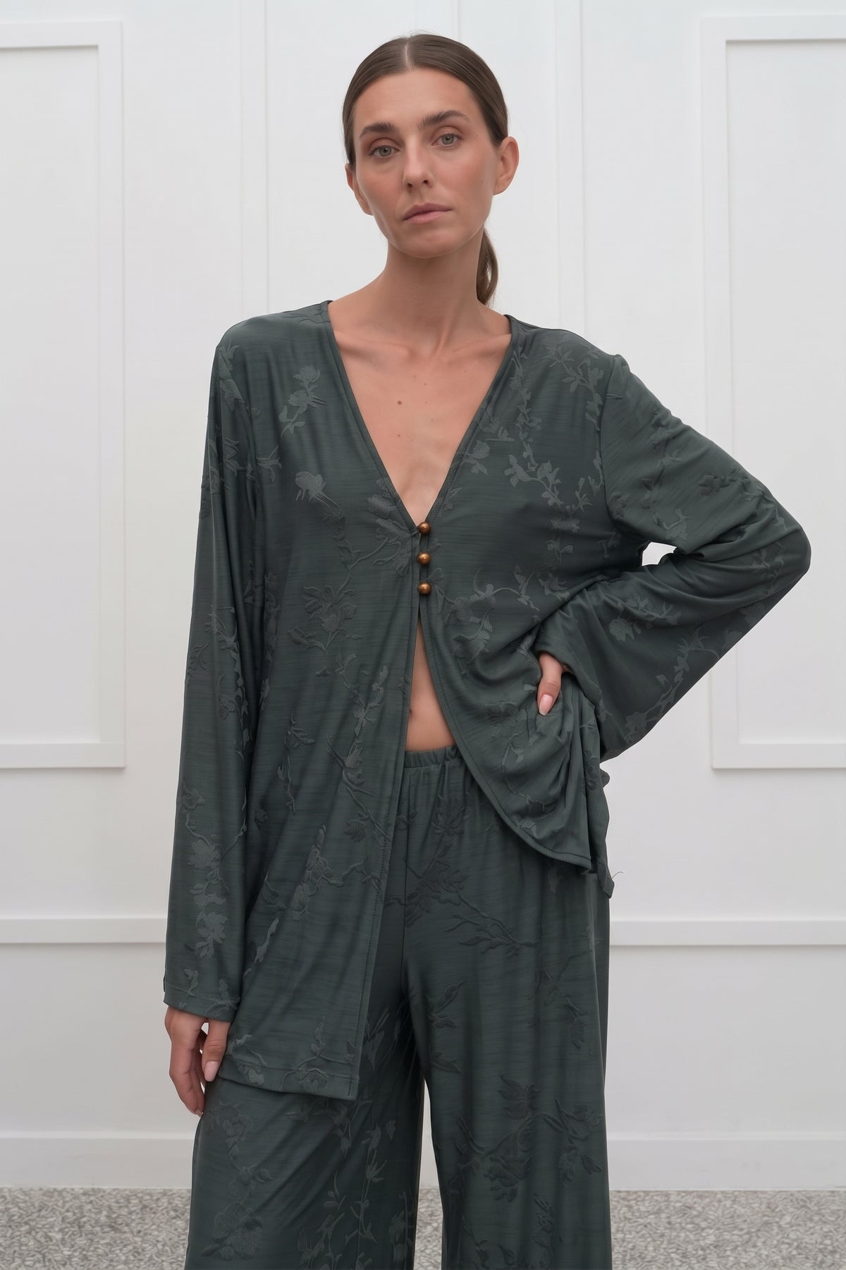 Iris Cardigan - Khaki