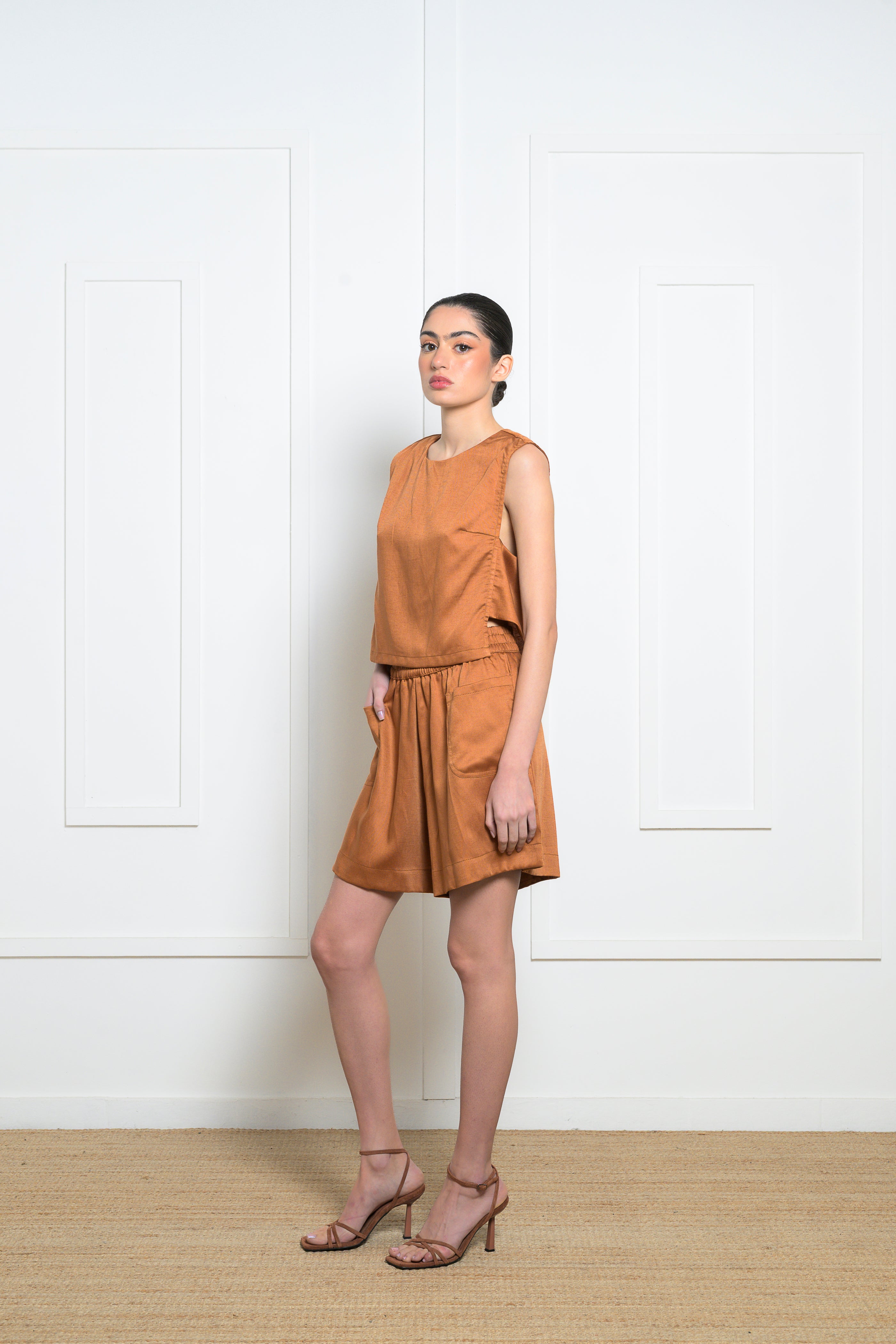 Zinnia Top - Burnt Orange