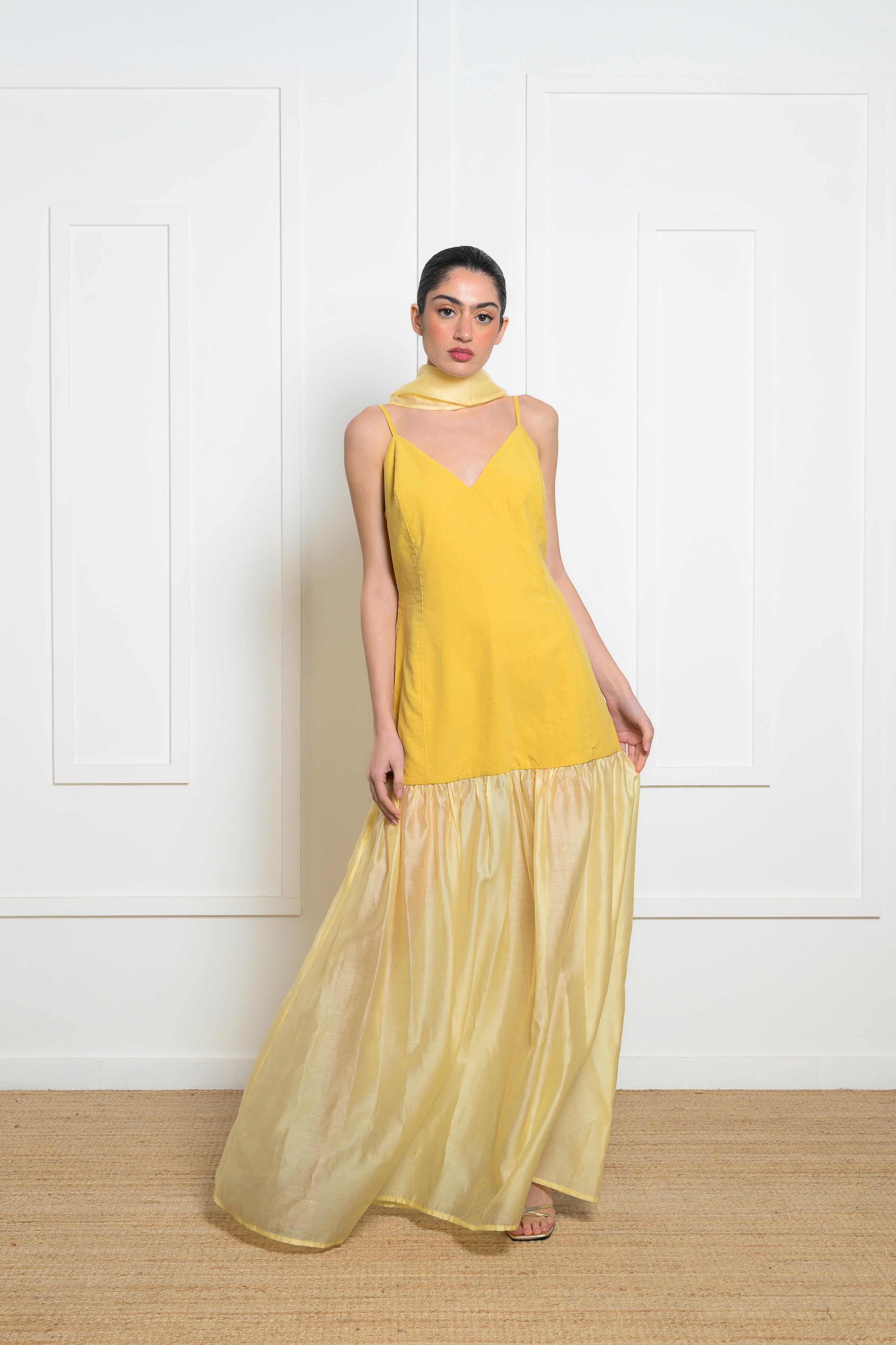 Wisteria Dress - Yellow
