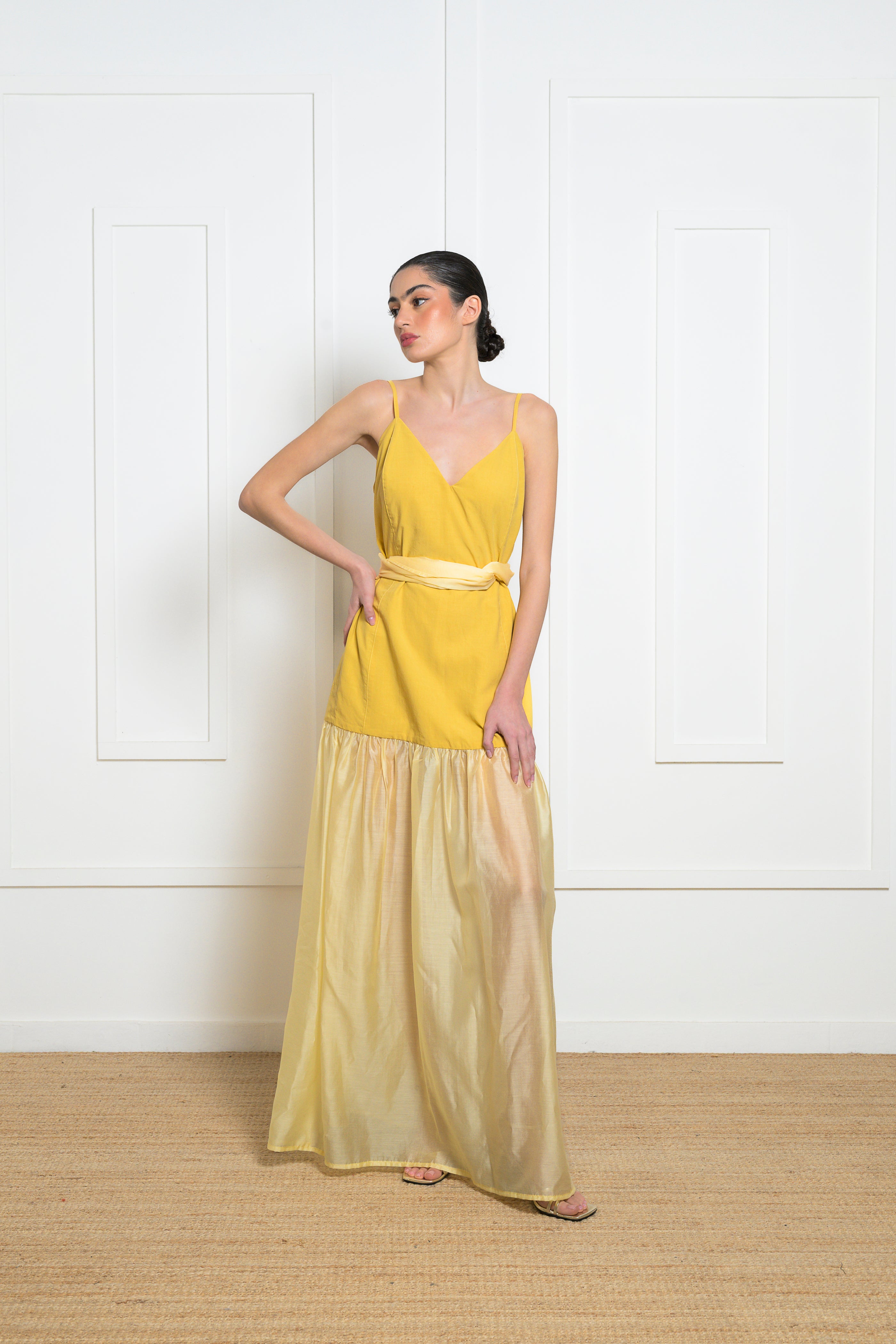 Wisteria Dress - Yellow