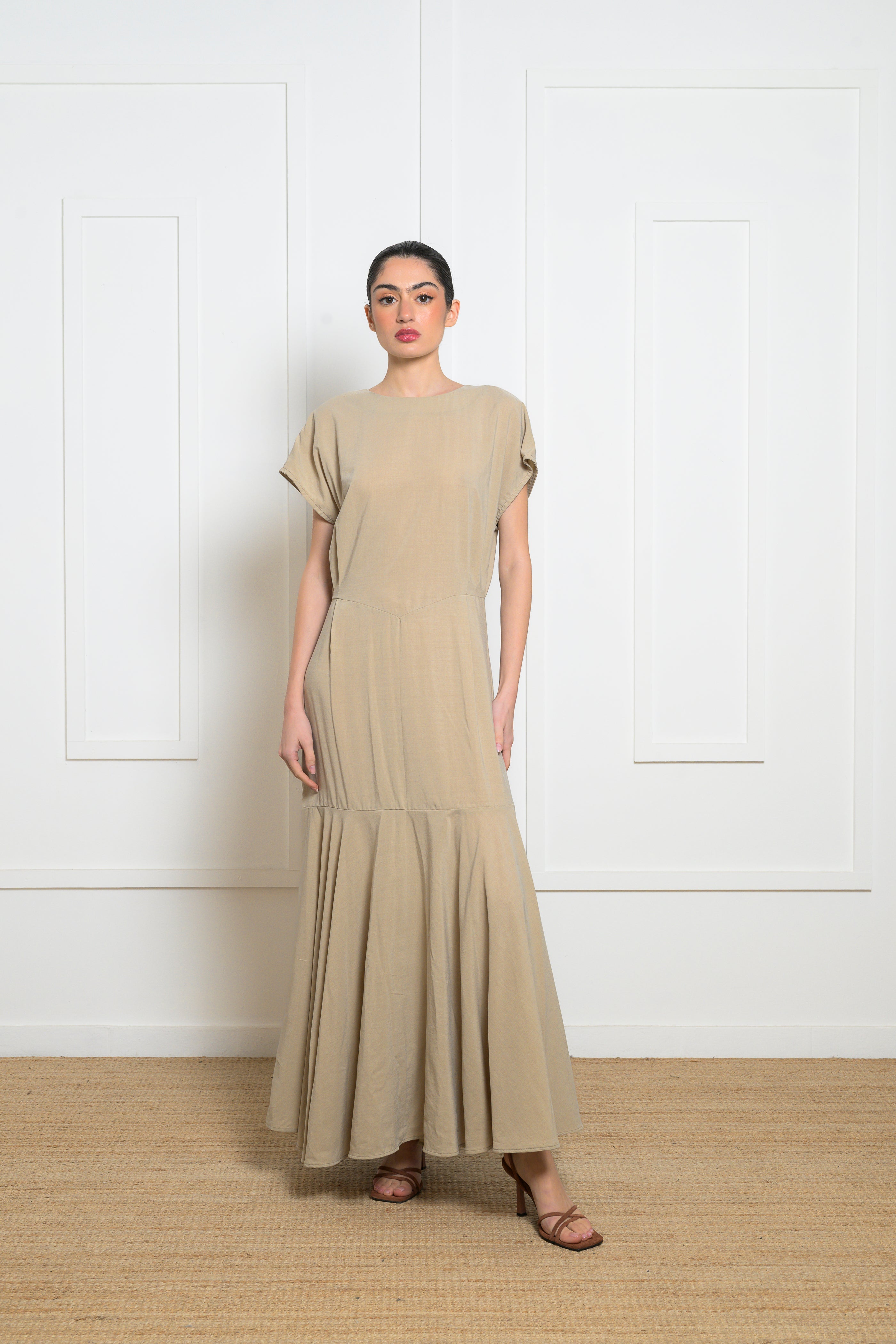 Oleander Dress - Greige