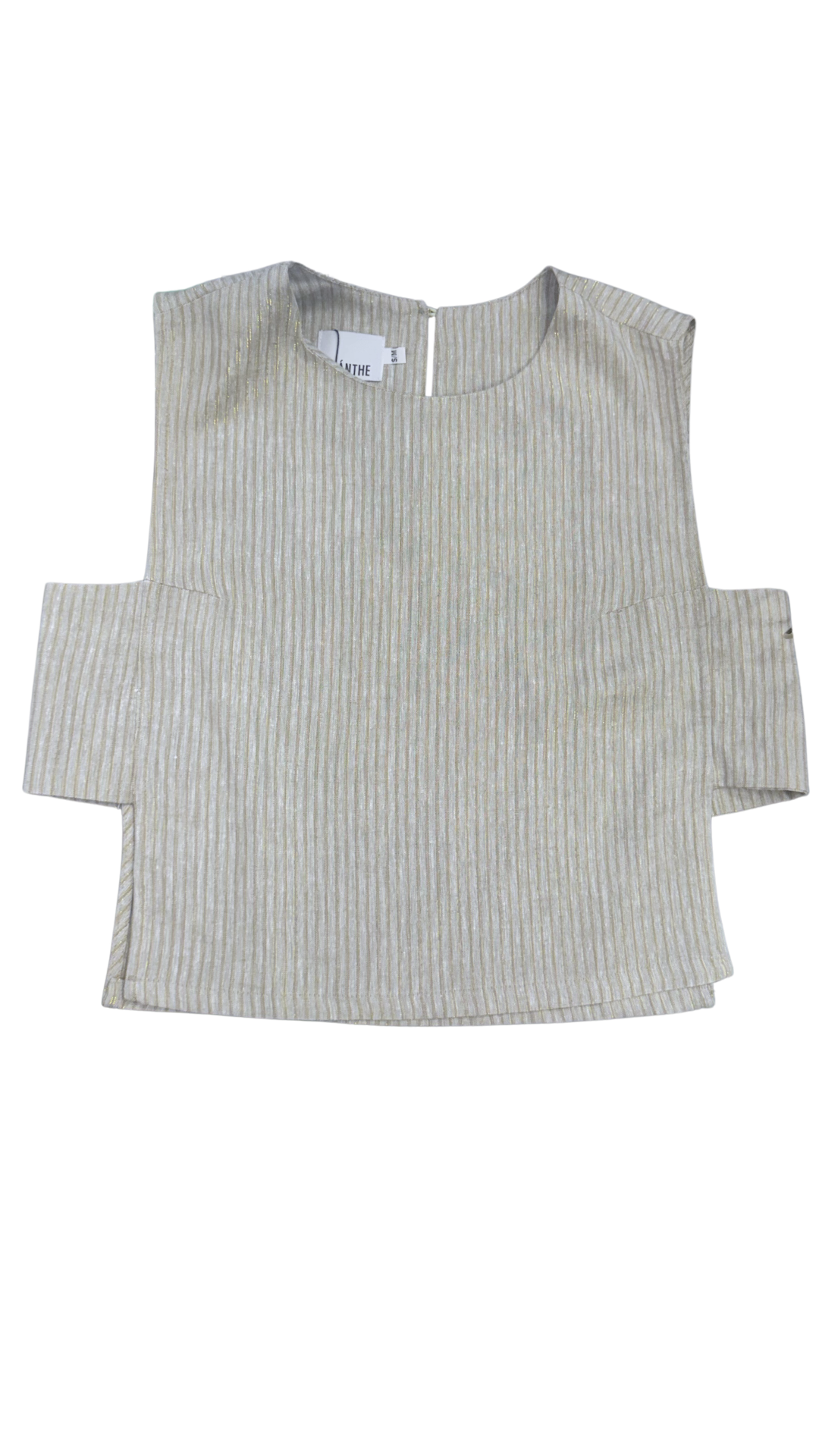 Zinnia Top - Striped Gold