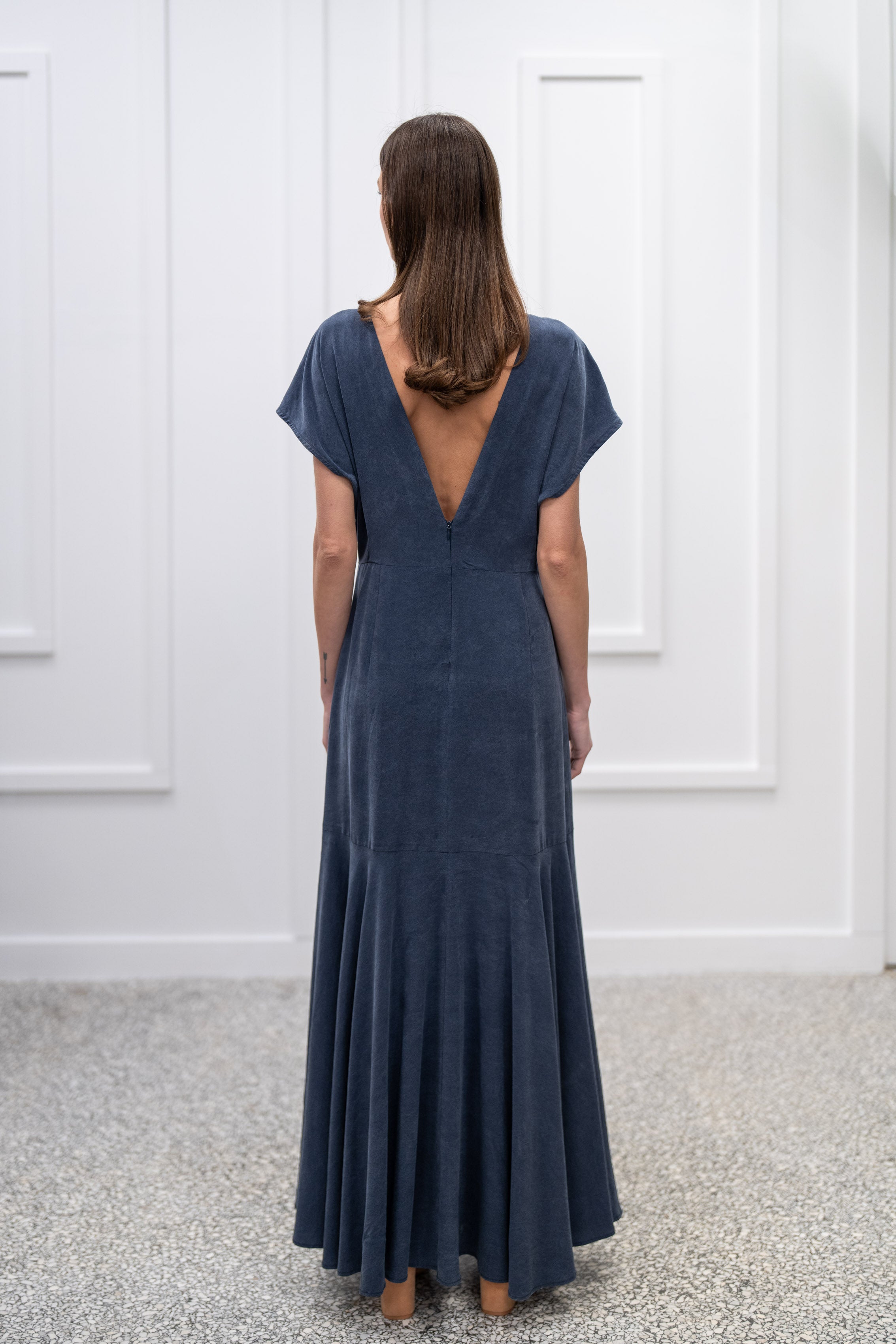 Oleander Dress - Navy Blue