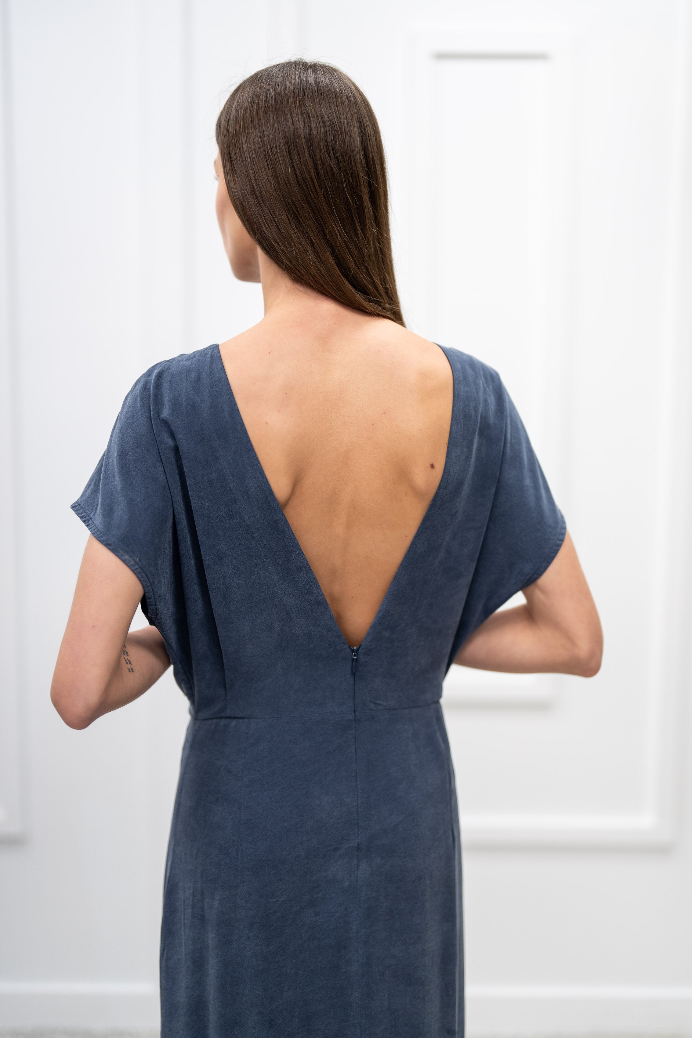 Oleander Dress - Navy Blue