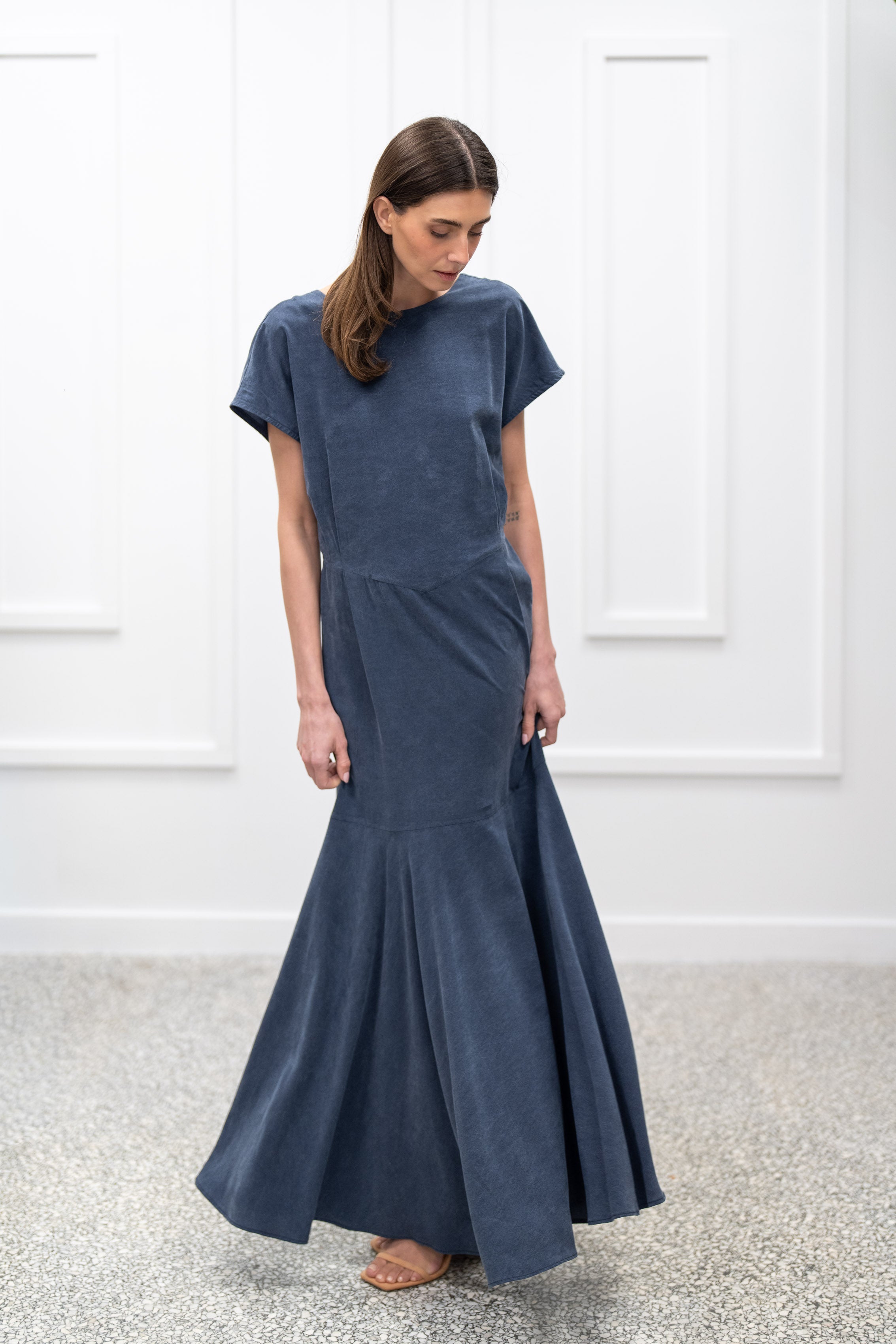 Oleander Dress - Navy Blue