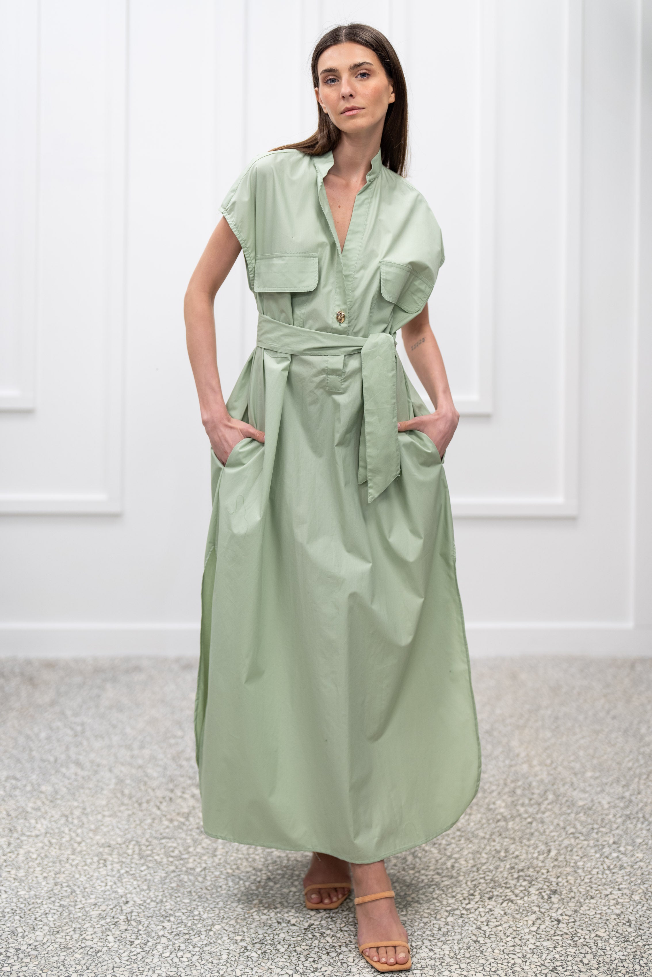 Salvia Dress - Mint