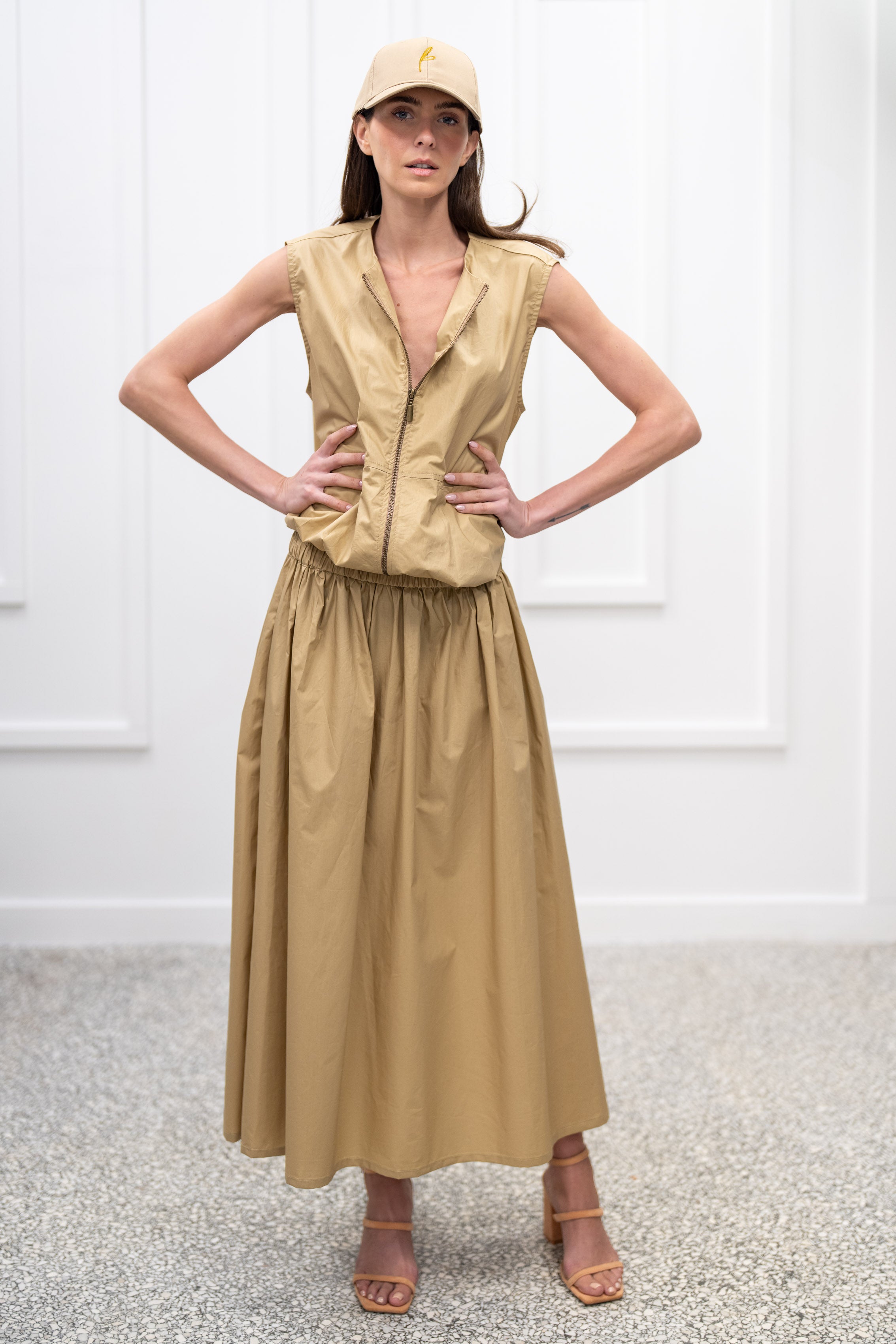 Aster Skirt - Beige