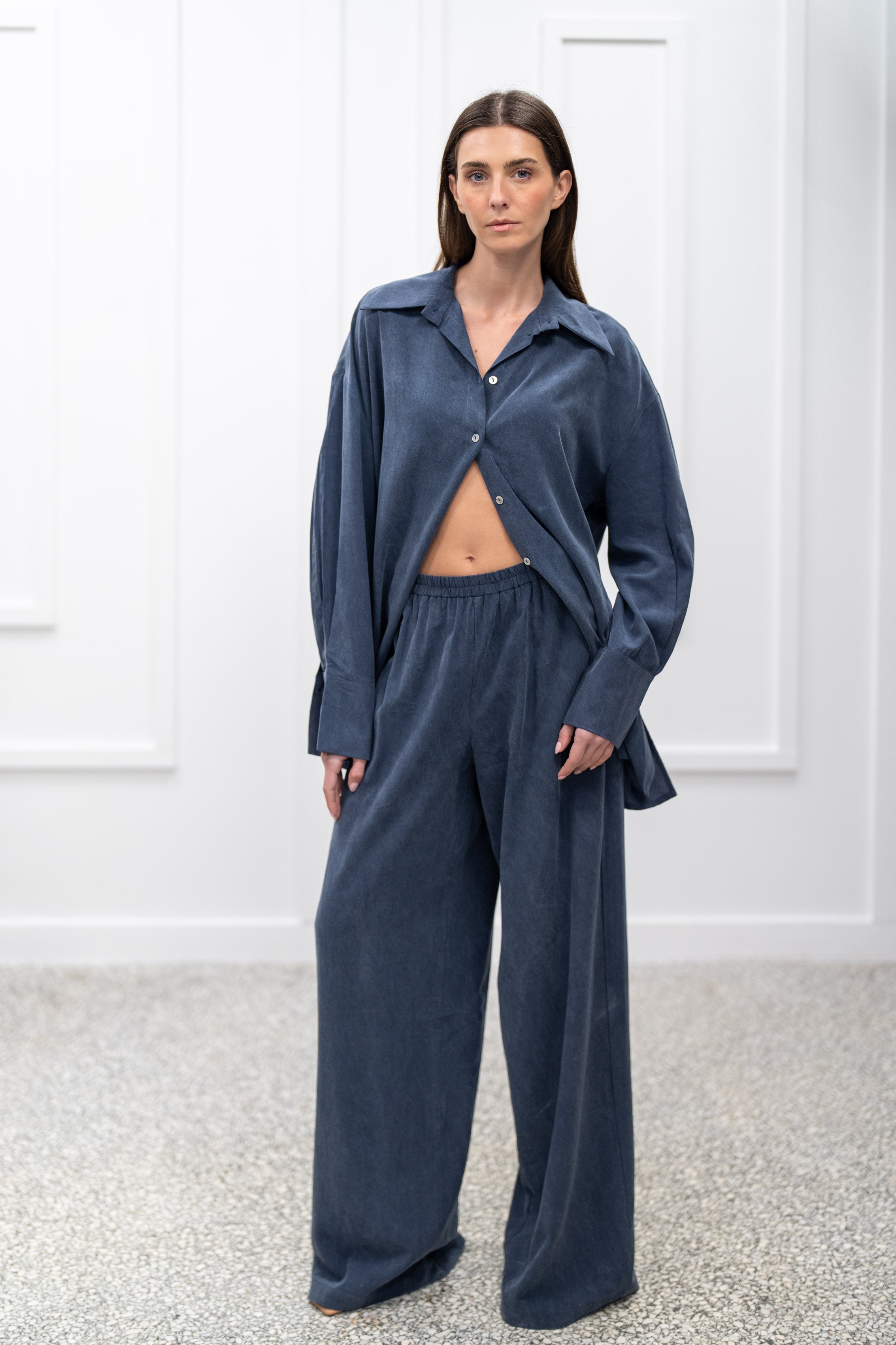 Neroli Pants - Navy Blue