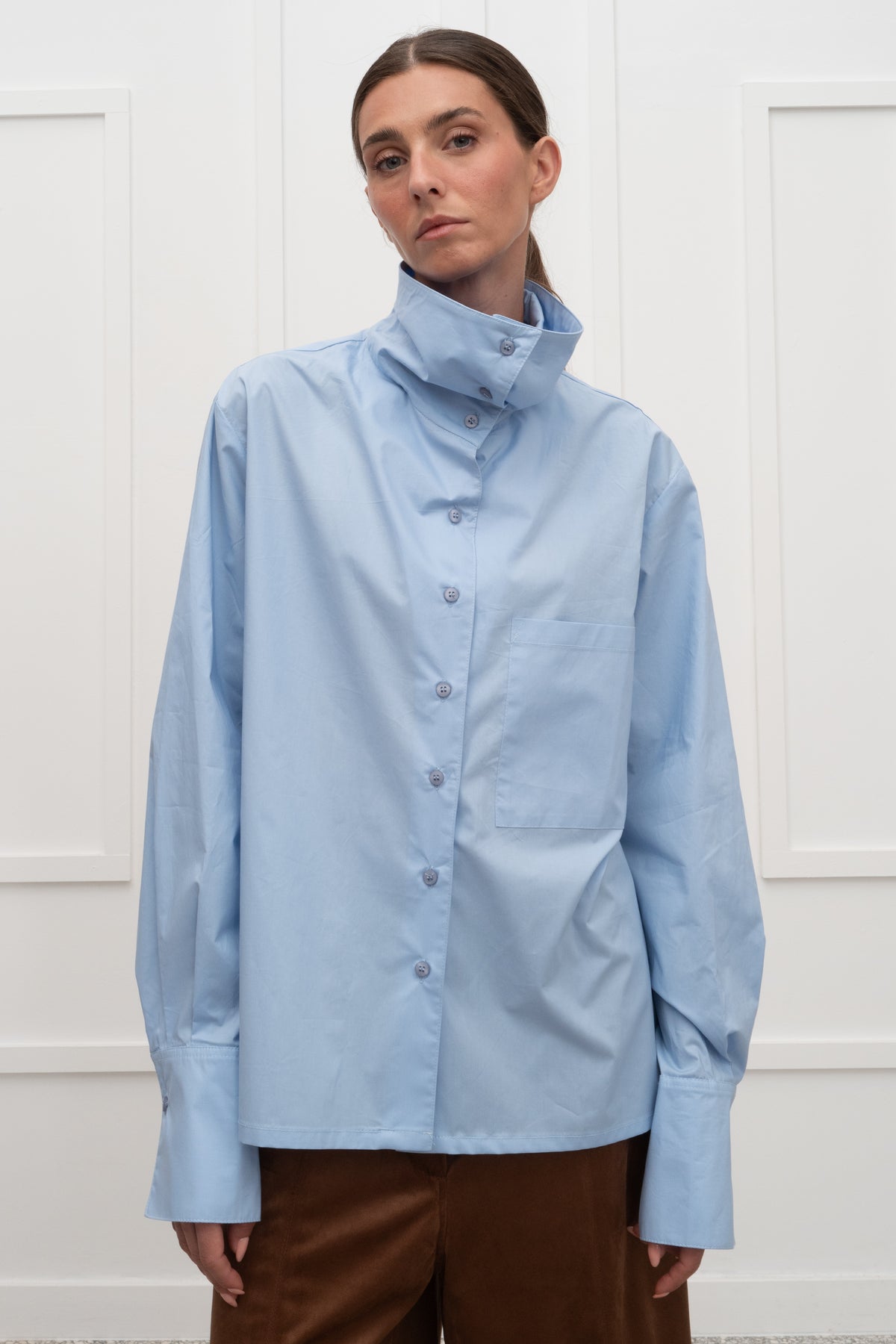Gisele Shirt - Baby Blue