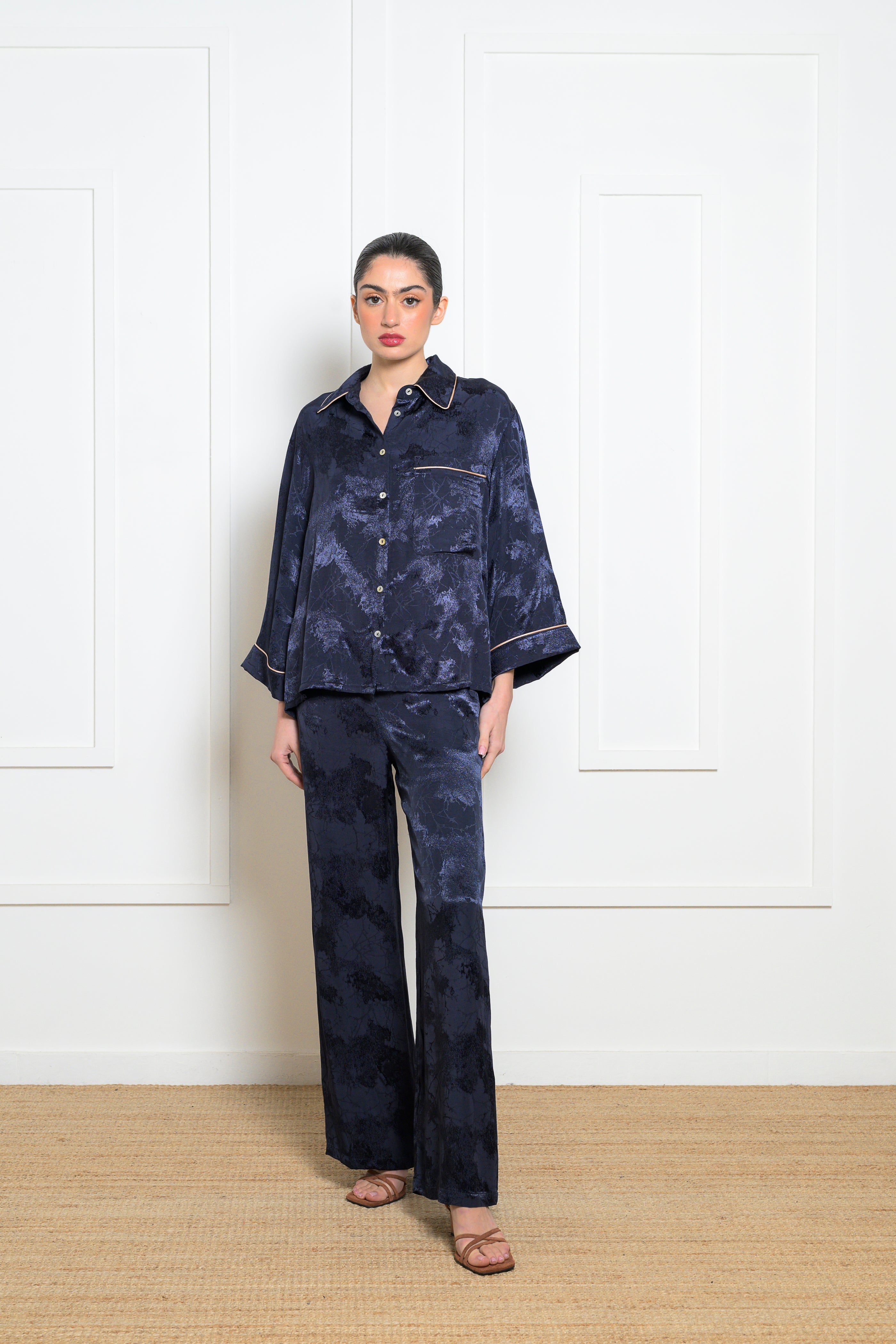 Anthemis Pants - Navy Blue