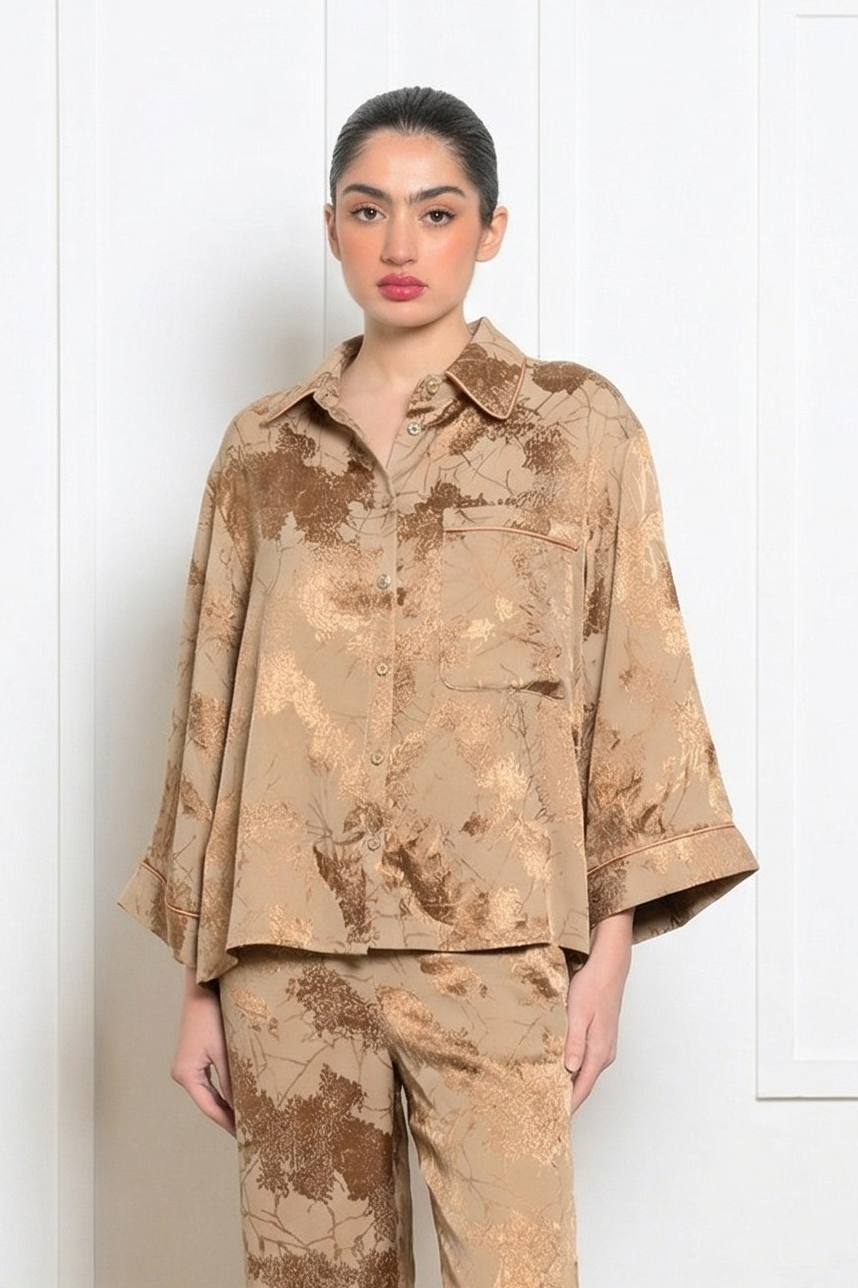 Clematis Shirt - Beige