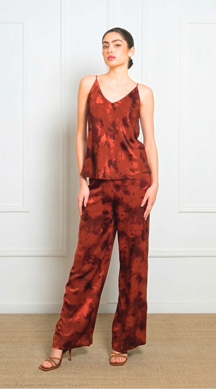 Cosmos Top - Burnt Orange