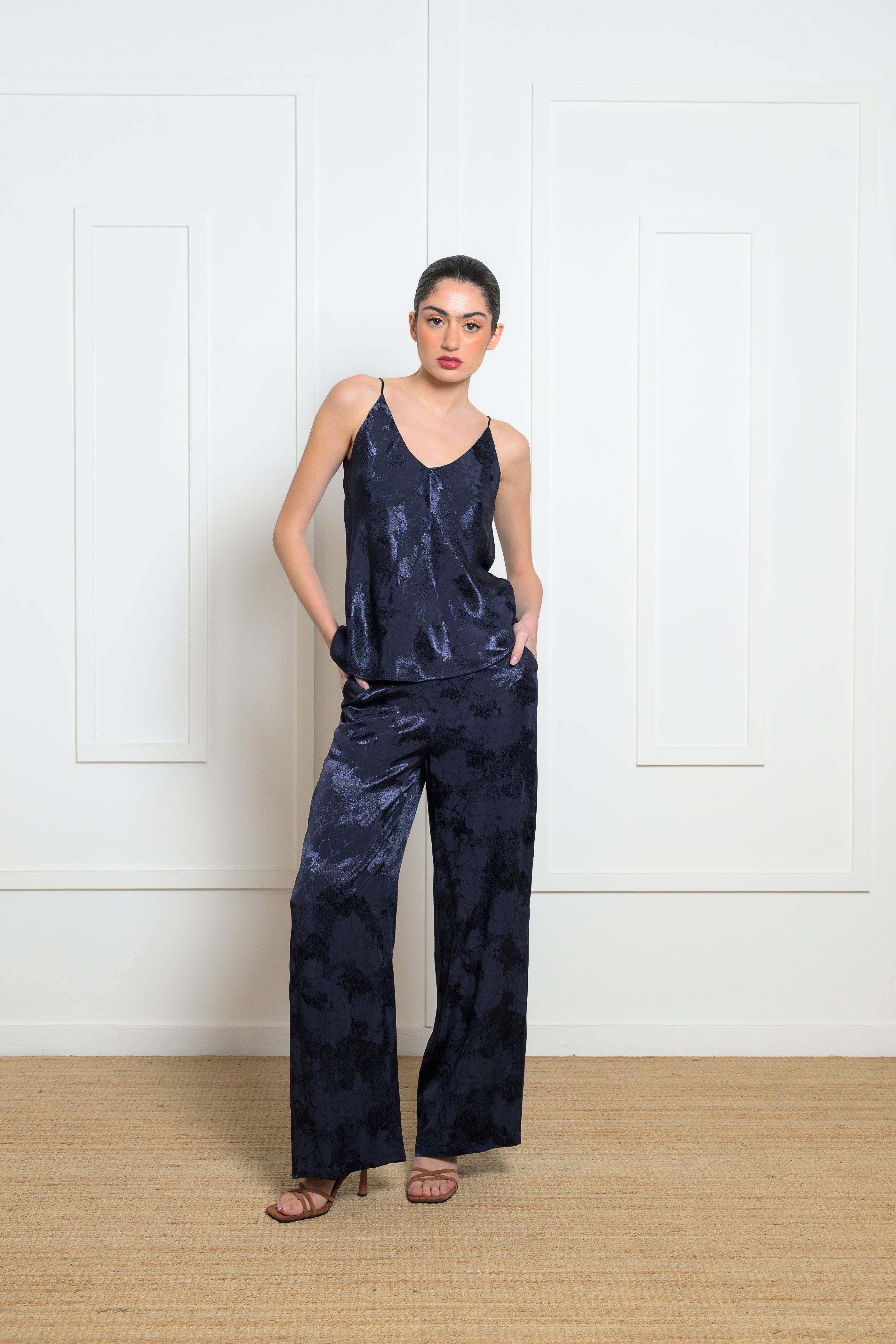 Cosmos Top - Navy Blue