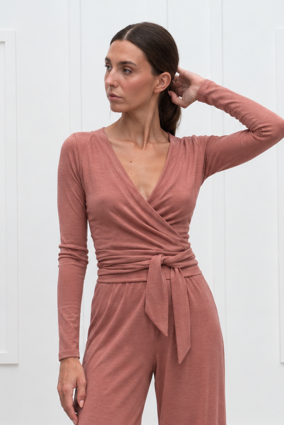 UNMUTED x BLÁNTHE Unmute Top - Dusty Pink