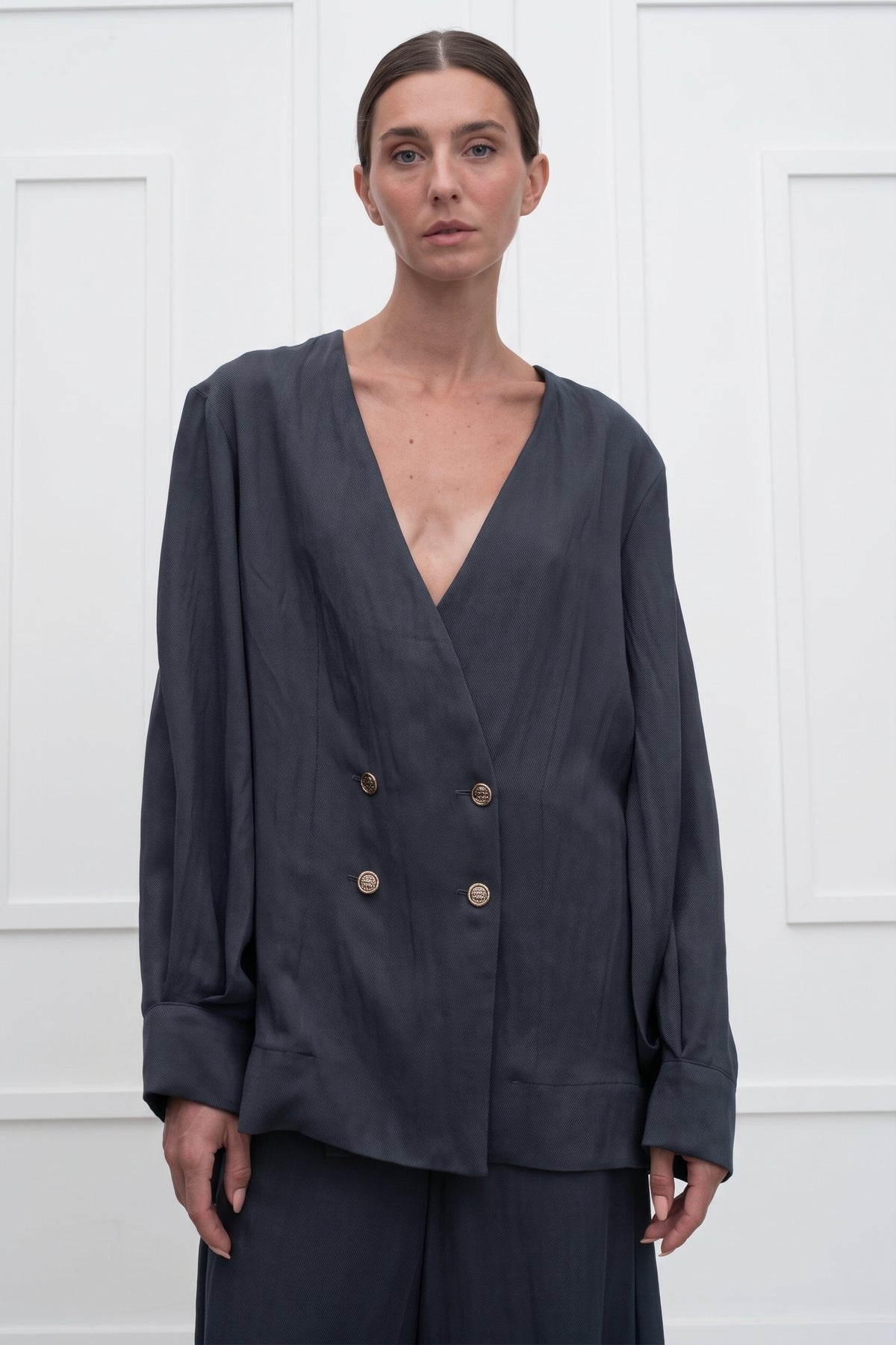 Kathrene Blazer - Navy Blue