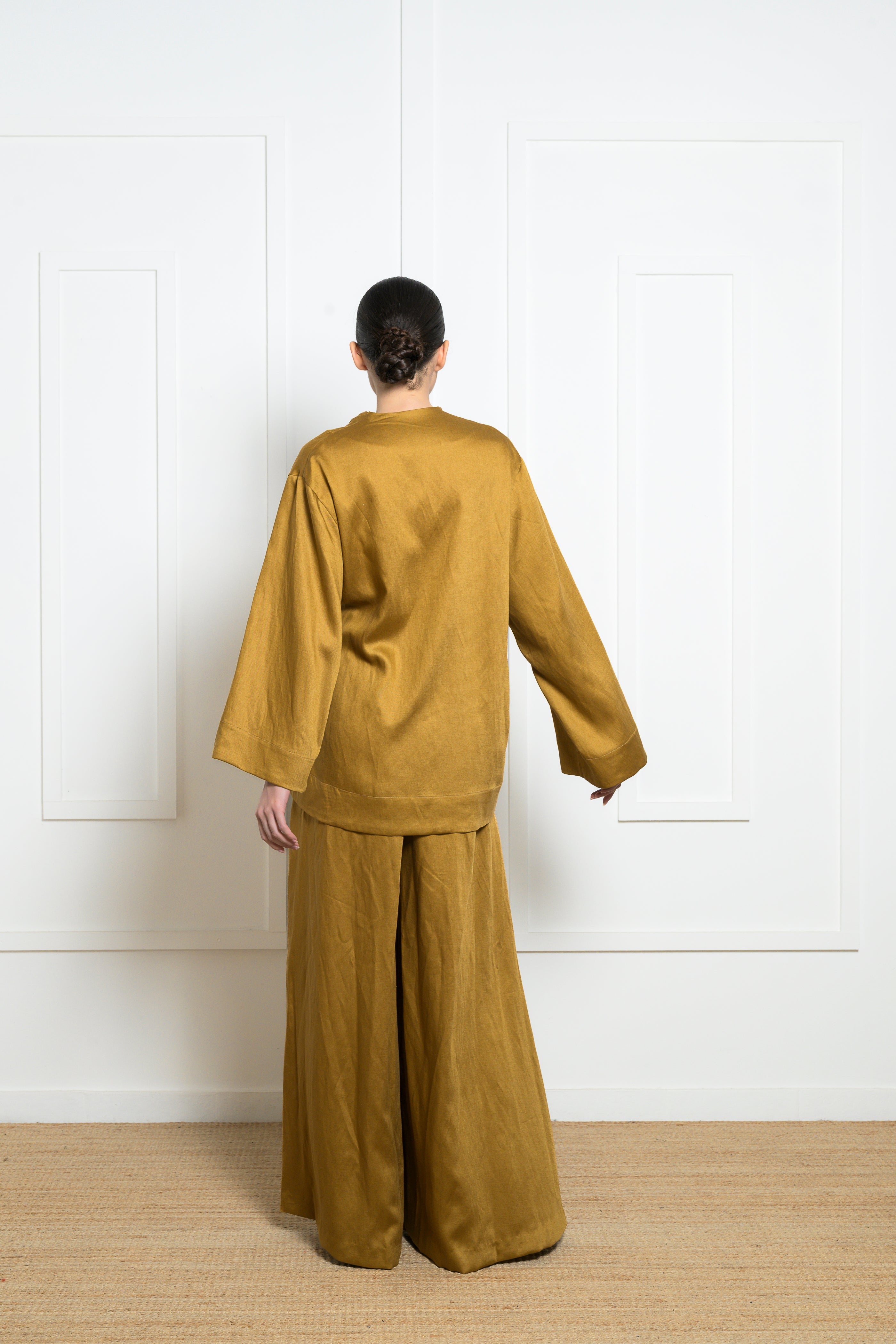 Lotus Kimono - Olive Green