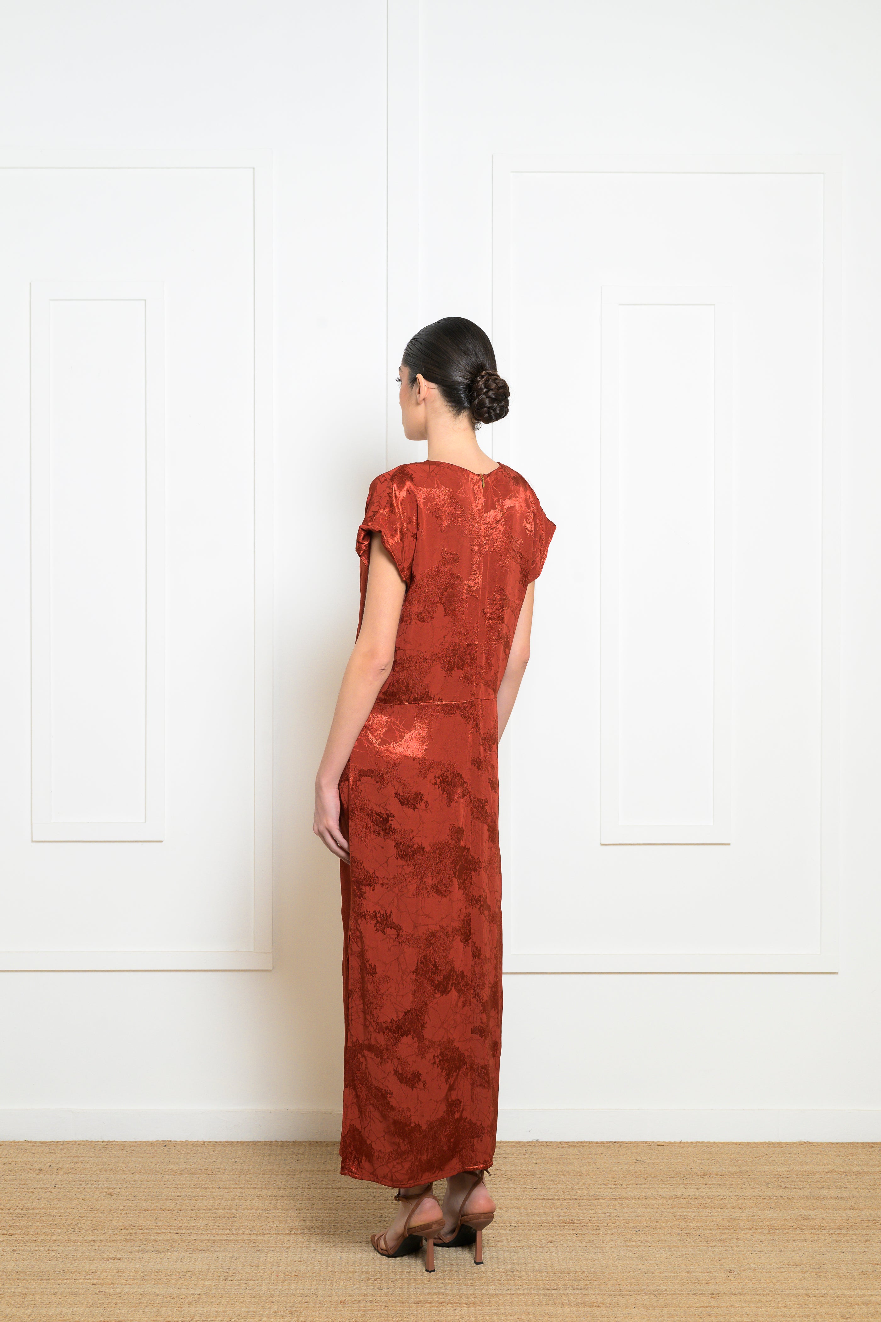 Pansy Dress - Burnt Orange