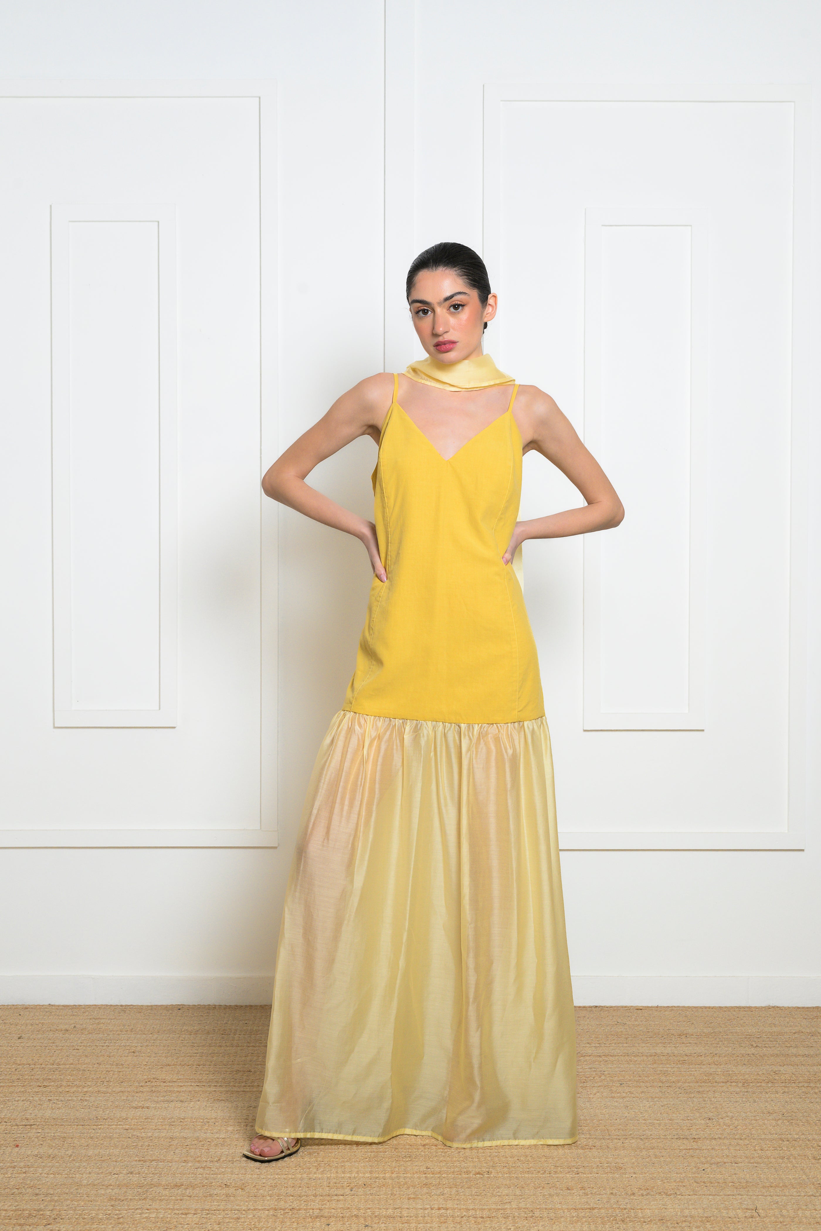 Wisteria Dress - Yellow
