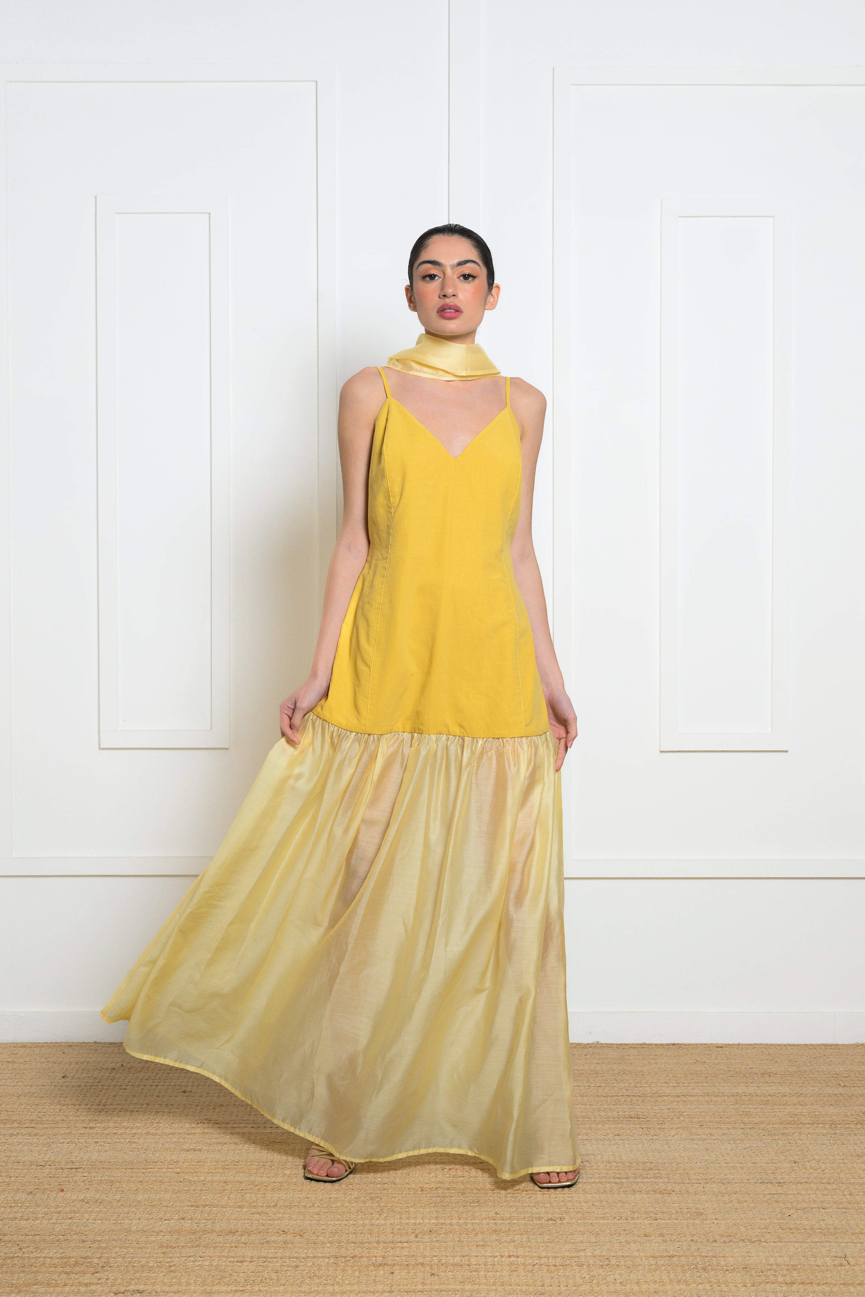 Wisteria Dress - Yellow