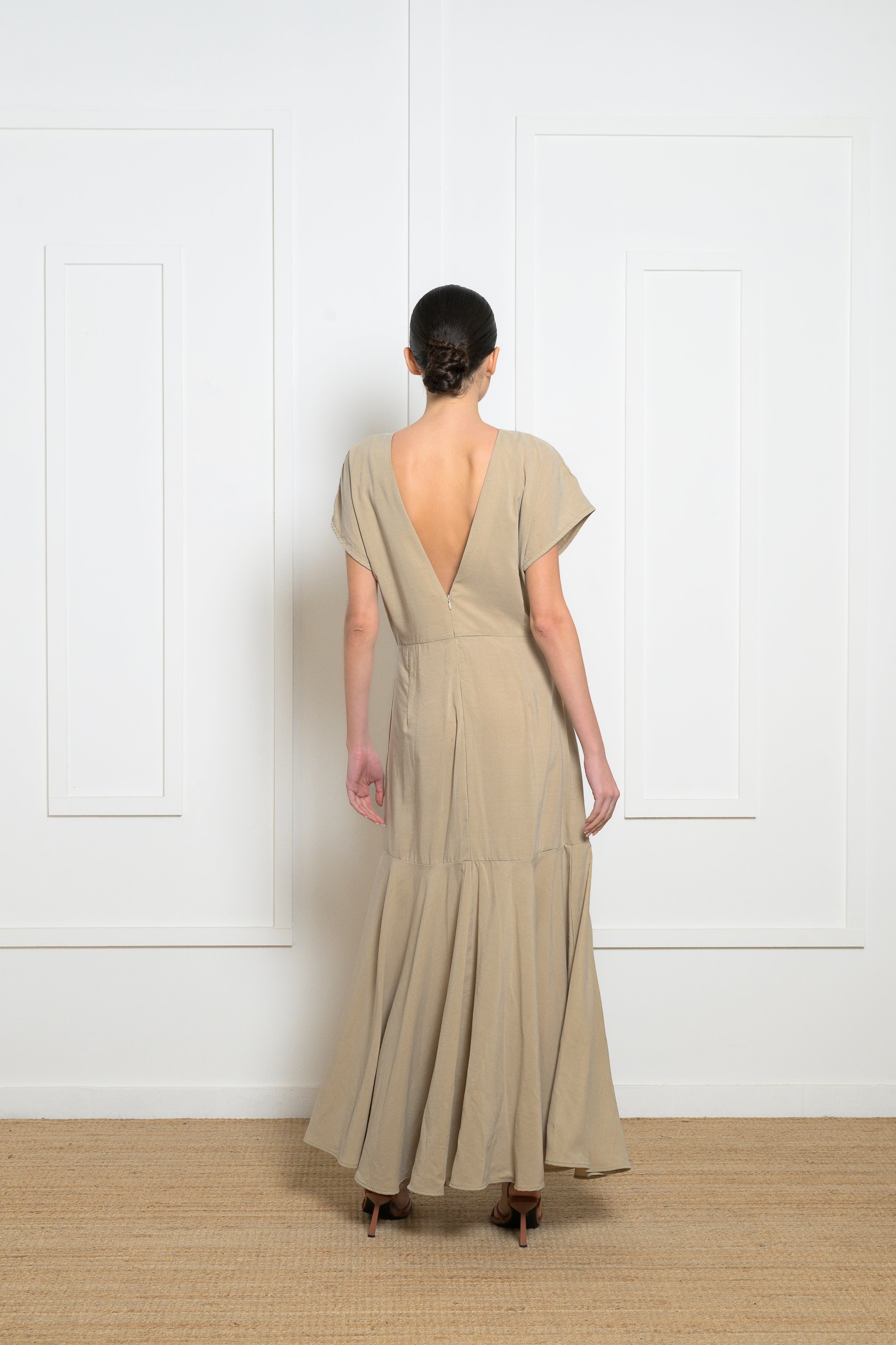 Oleander Dress - Greige