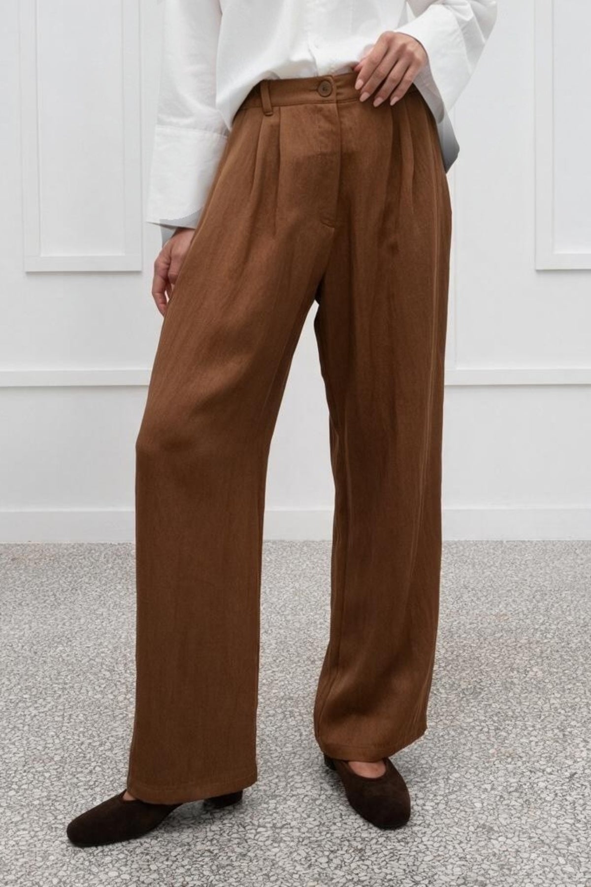 Cleo Pants - Brown