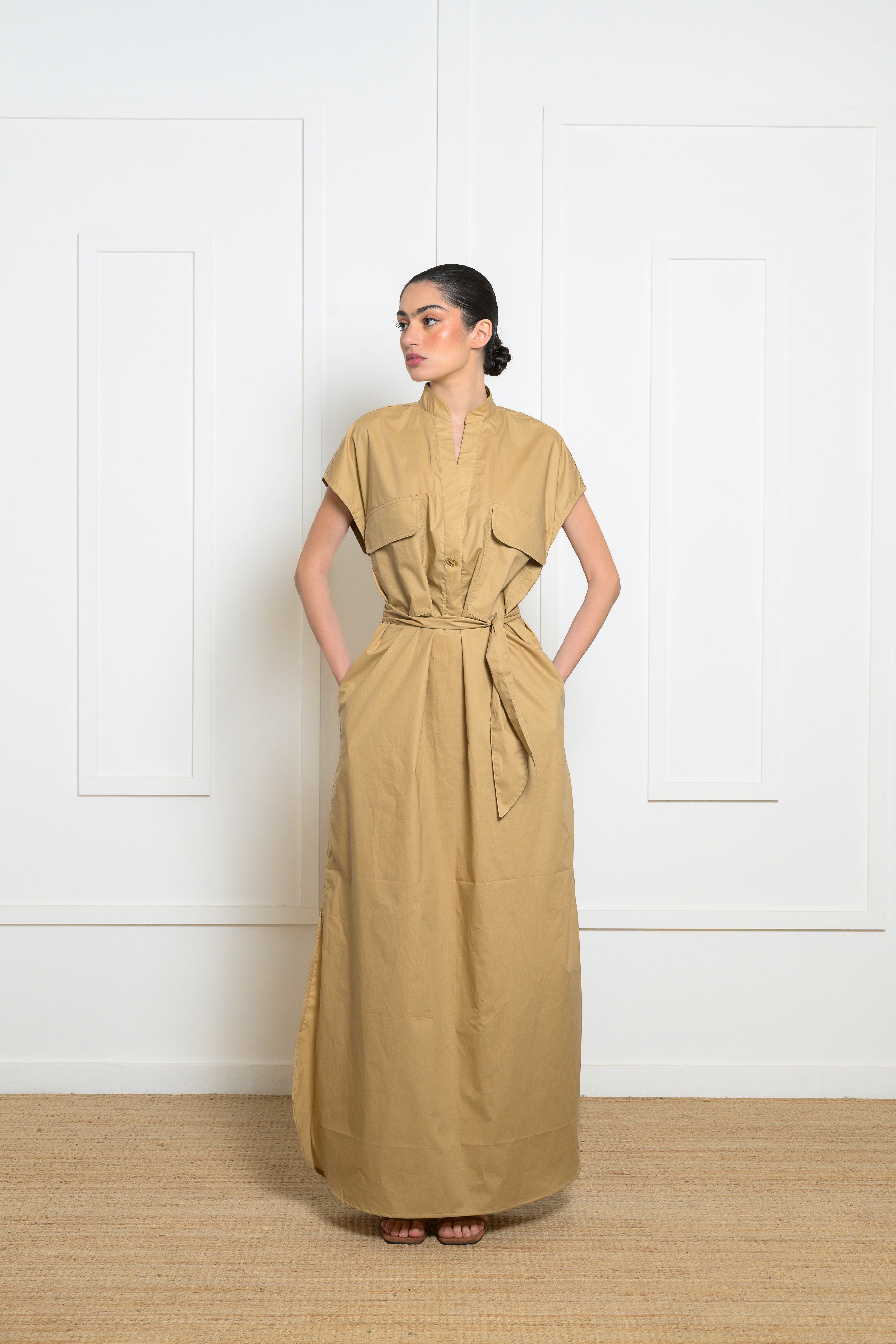 Salvia Dress - Beige